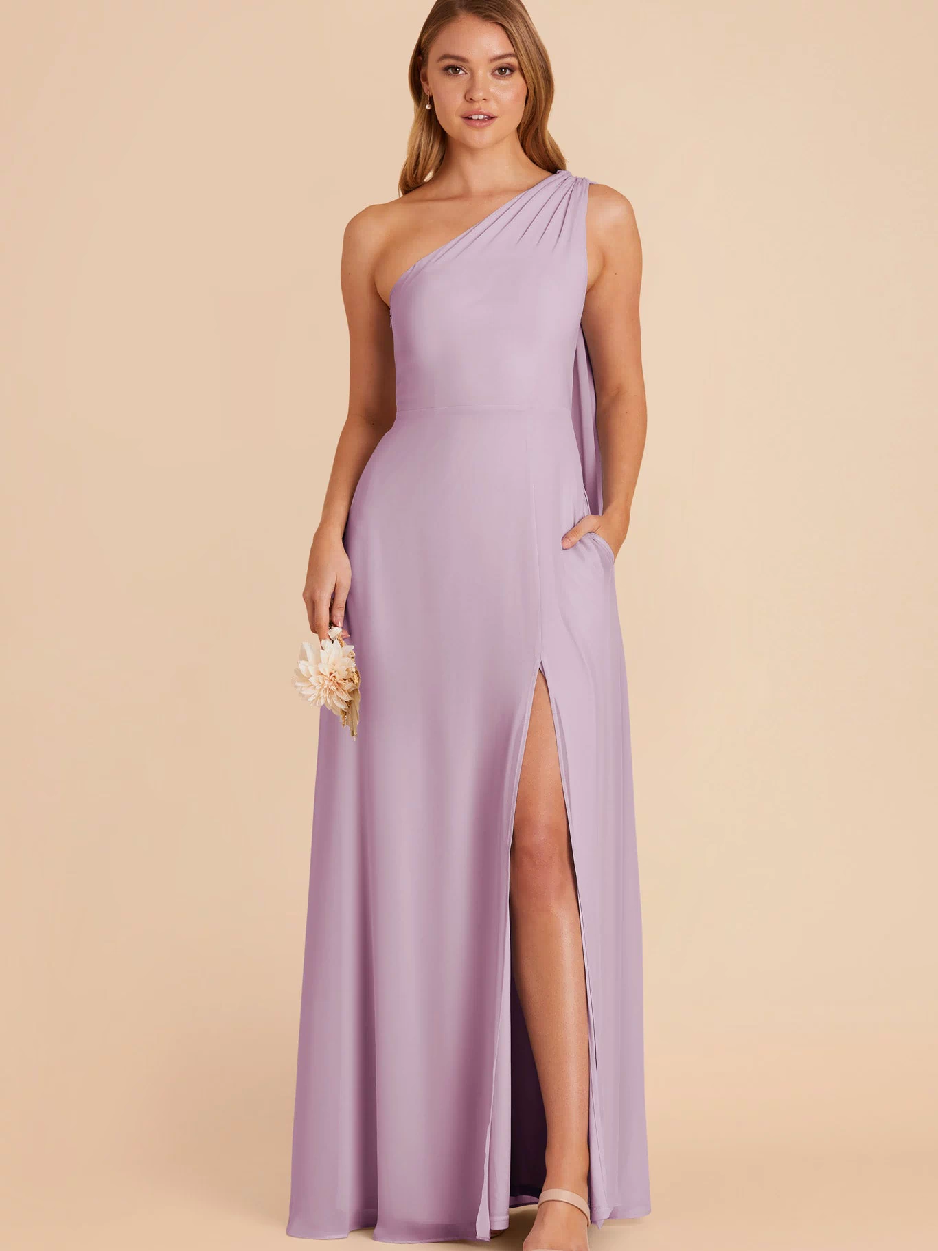 Melissa Chiffon Dress - Lavender
