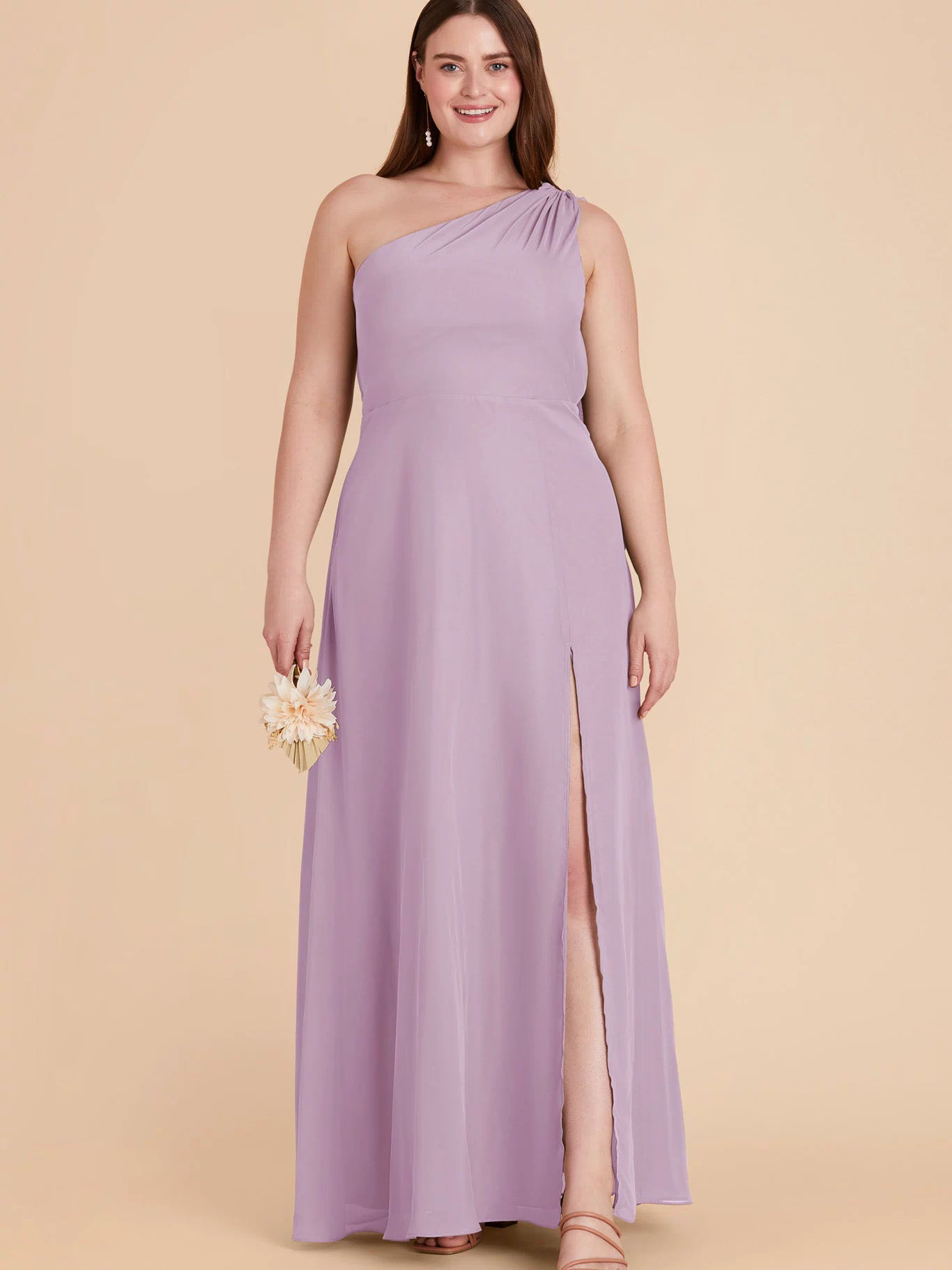 Lavender Melissa Chiffon Dress by Birdy Grey