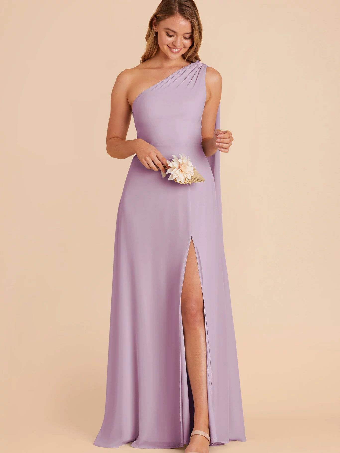Lavender Melissa Chiffon Dress by Birdy Grey