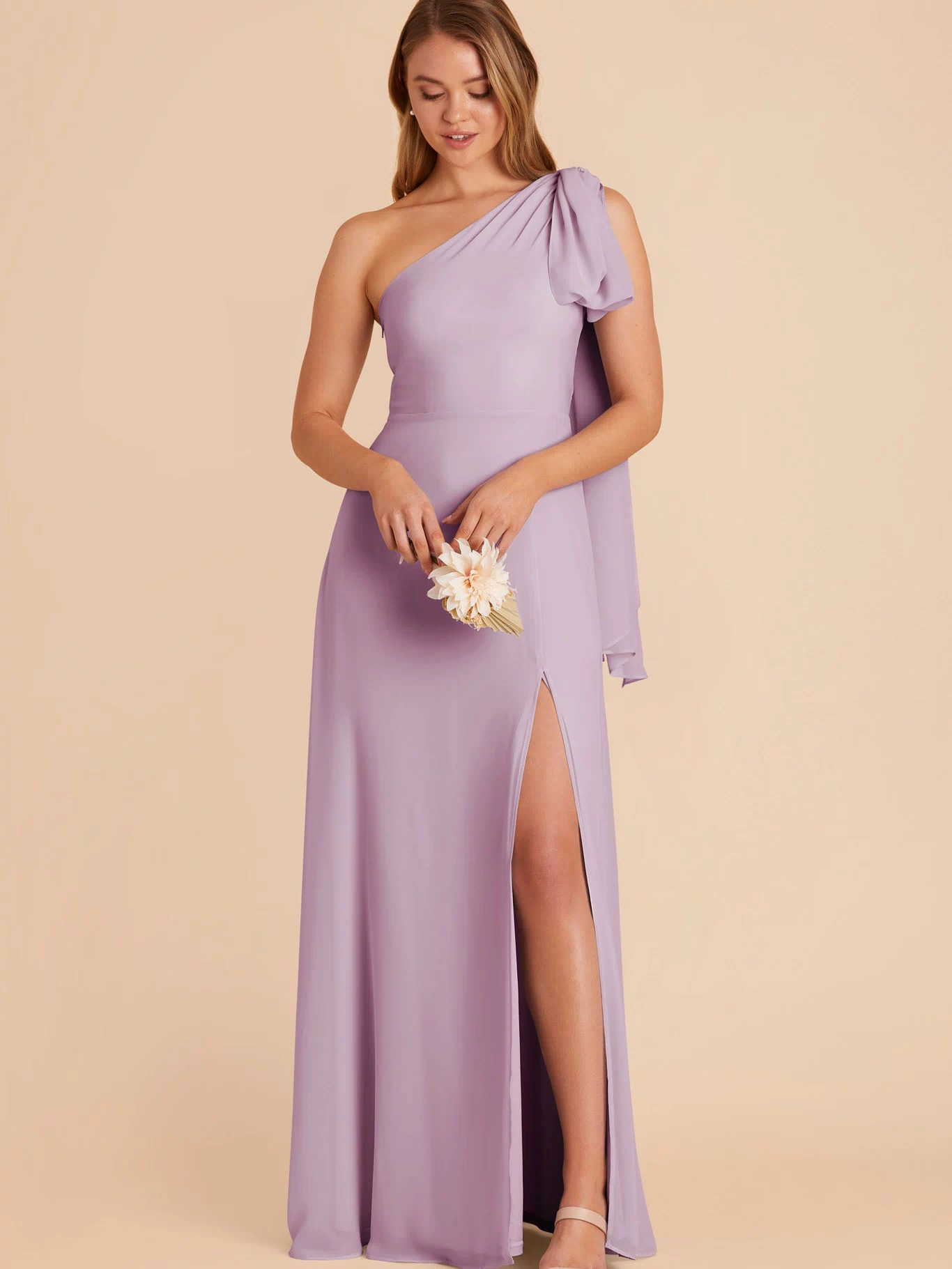 Lavender Melissa Chiffon Dress by Birdy Grey