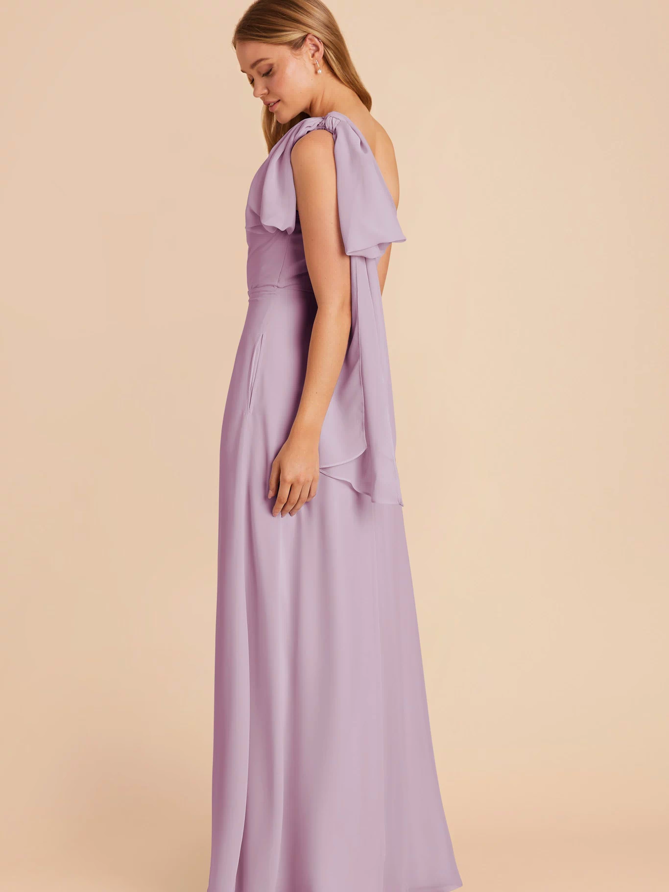 Lavender Melissa Chiffon Dress by Birdy Grey