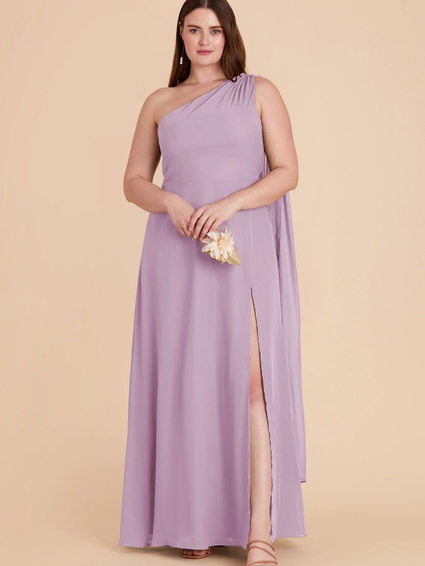 Lavender Melissa Chiffon Dress by Birdy Grey