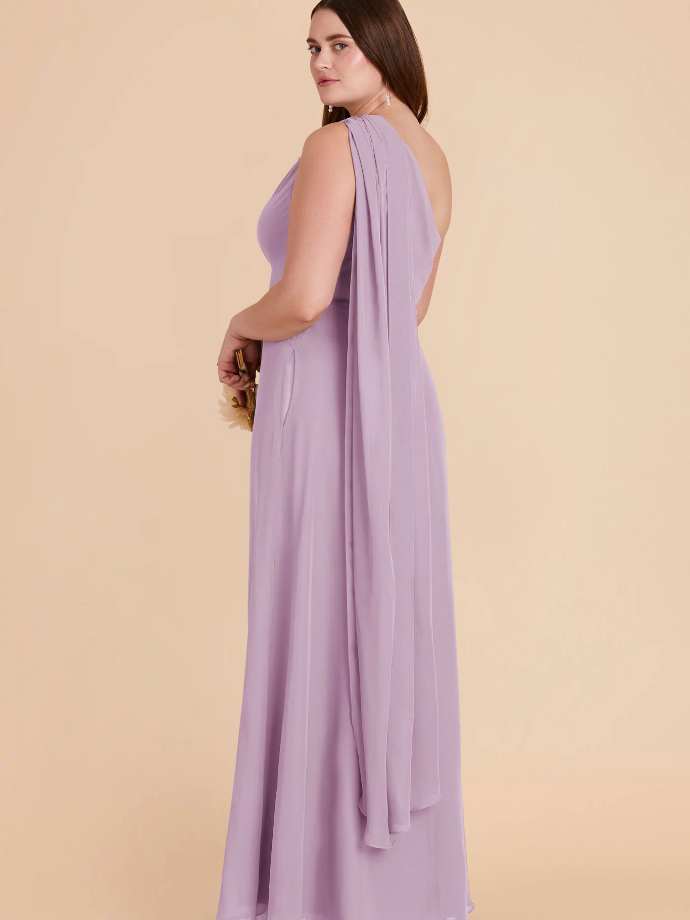 Lavender Melissa Chiffon Dress by Birdy Grey