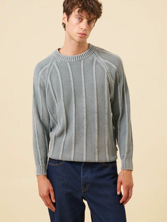 MELVIN WASHED SWEATER - JADE