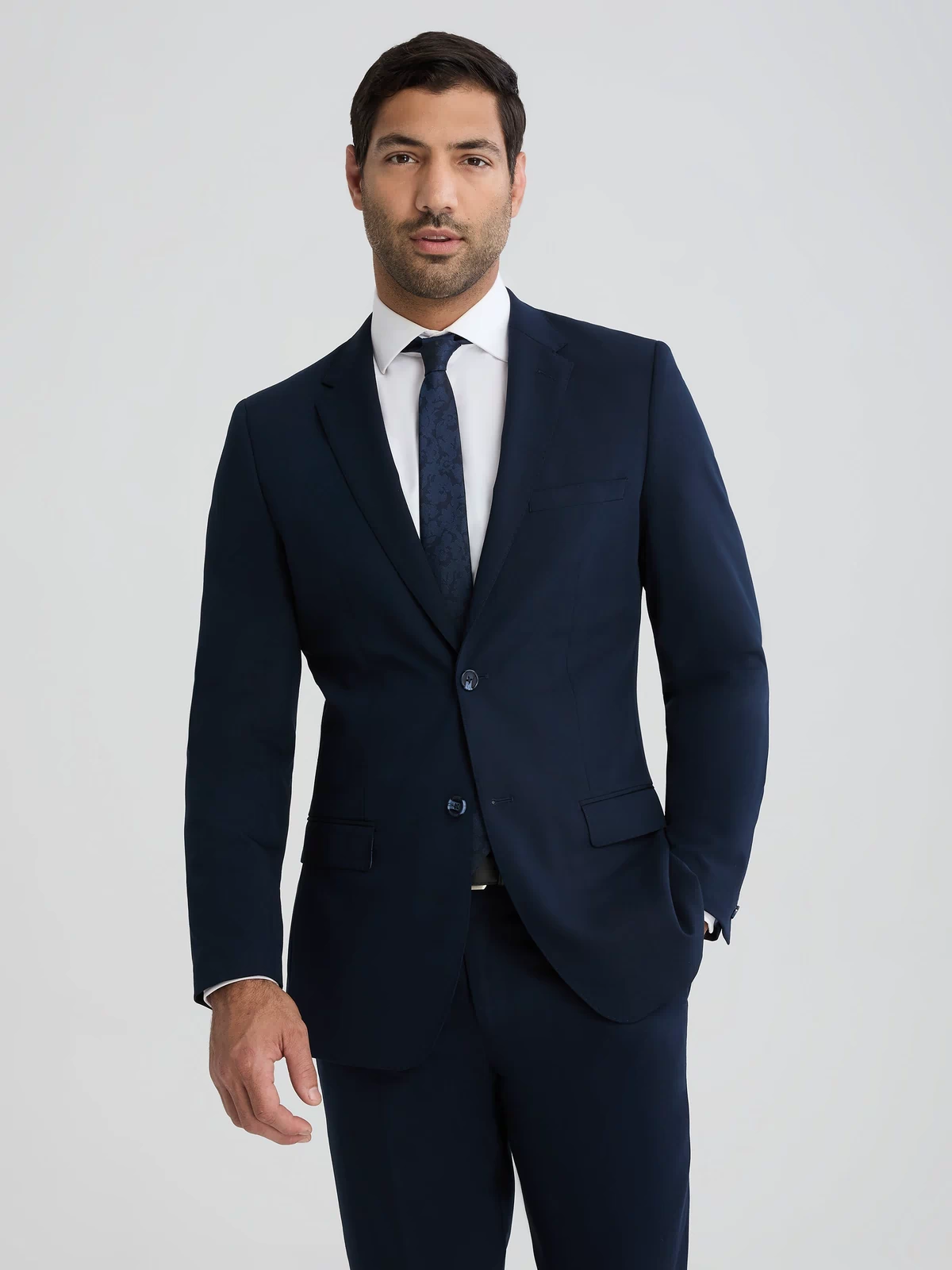 Men's Navy Blue Suit Jacket