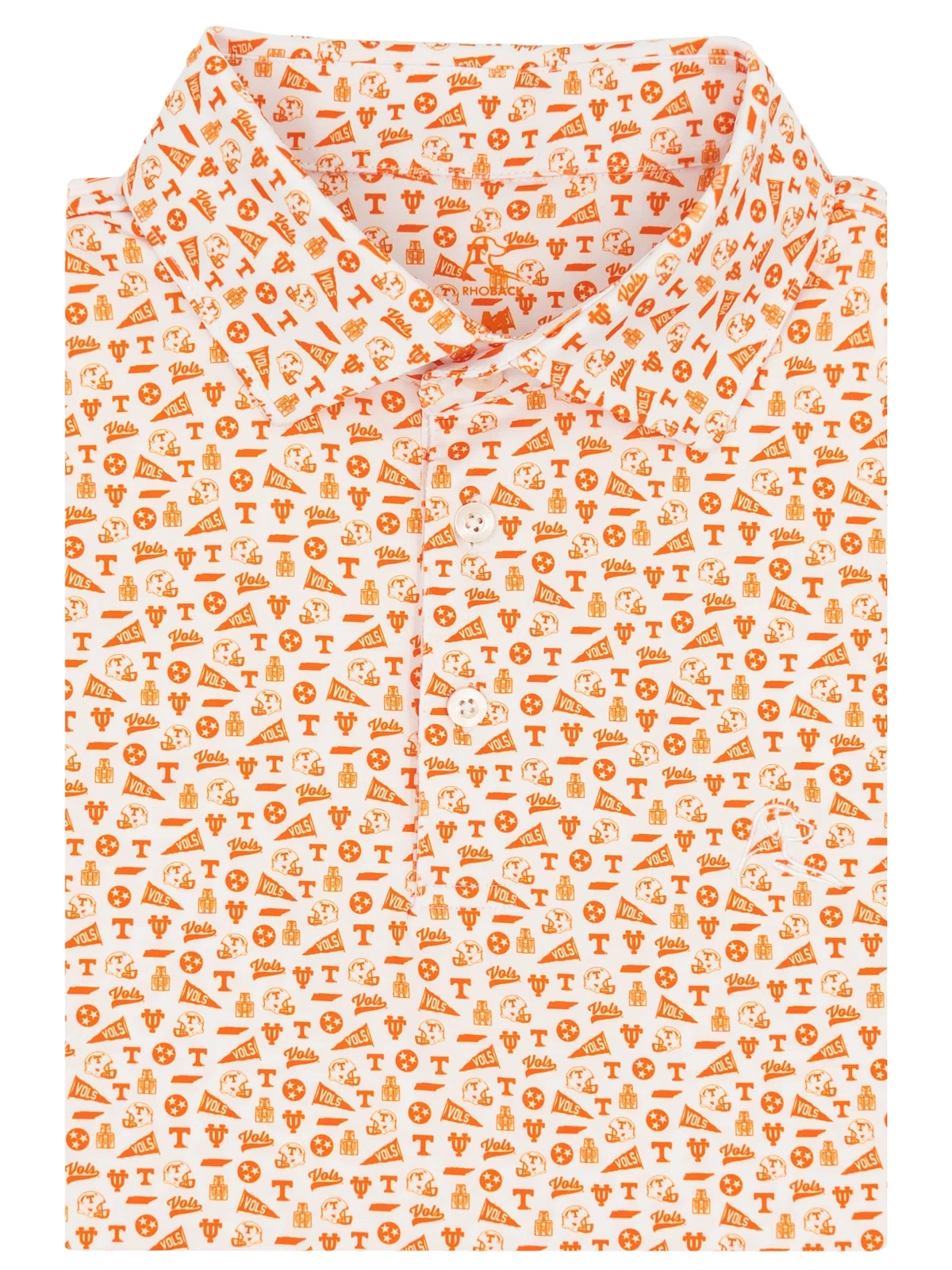 The Tennessee Gameday | Collegiate Polo | The Tennessee Gameday - White/Horizon Orange