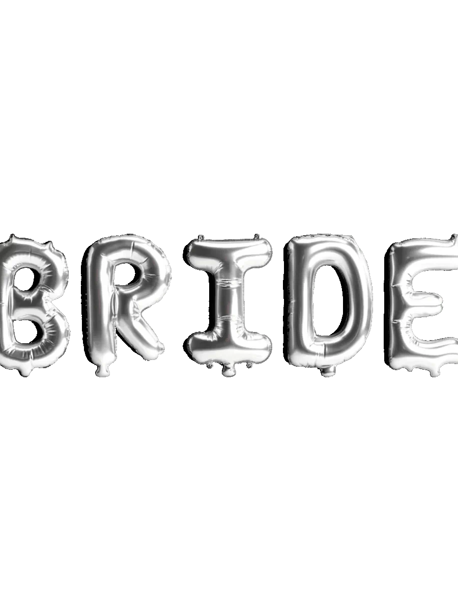 Oversized Bridal Foil Balloon Banner - Perfect for Festive Hen Night, Stagette, or Bridal Shower Bach and Boujee Balloons
