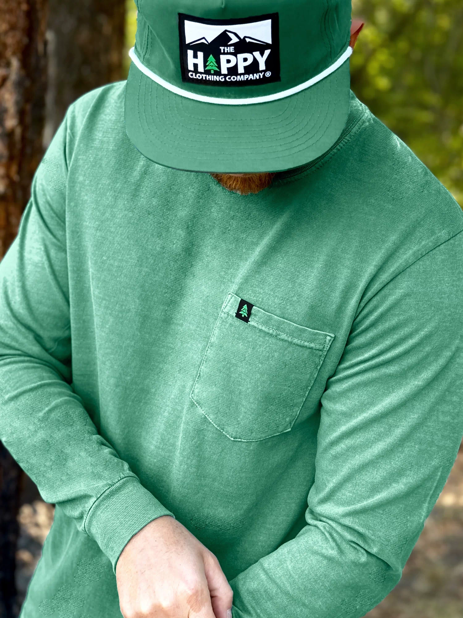 Nature-Dyed Pocket Long Sleeve - The Happy Clothing Company