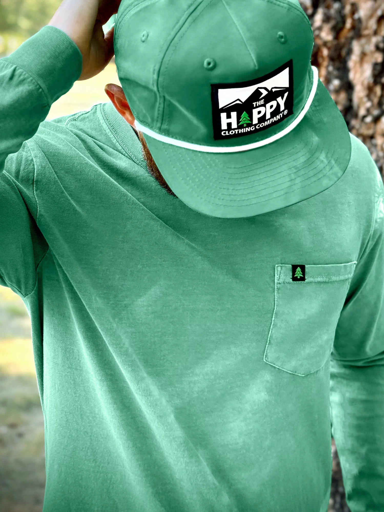 Nature-Dyed Pocket Long Sleeve - The Happy Clothing Company