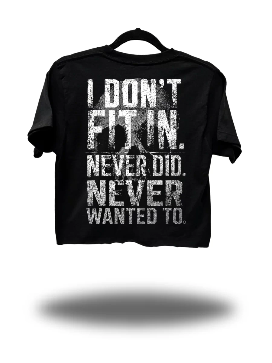 NEVER WANTED CROP TOP