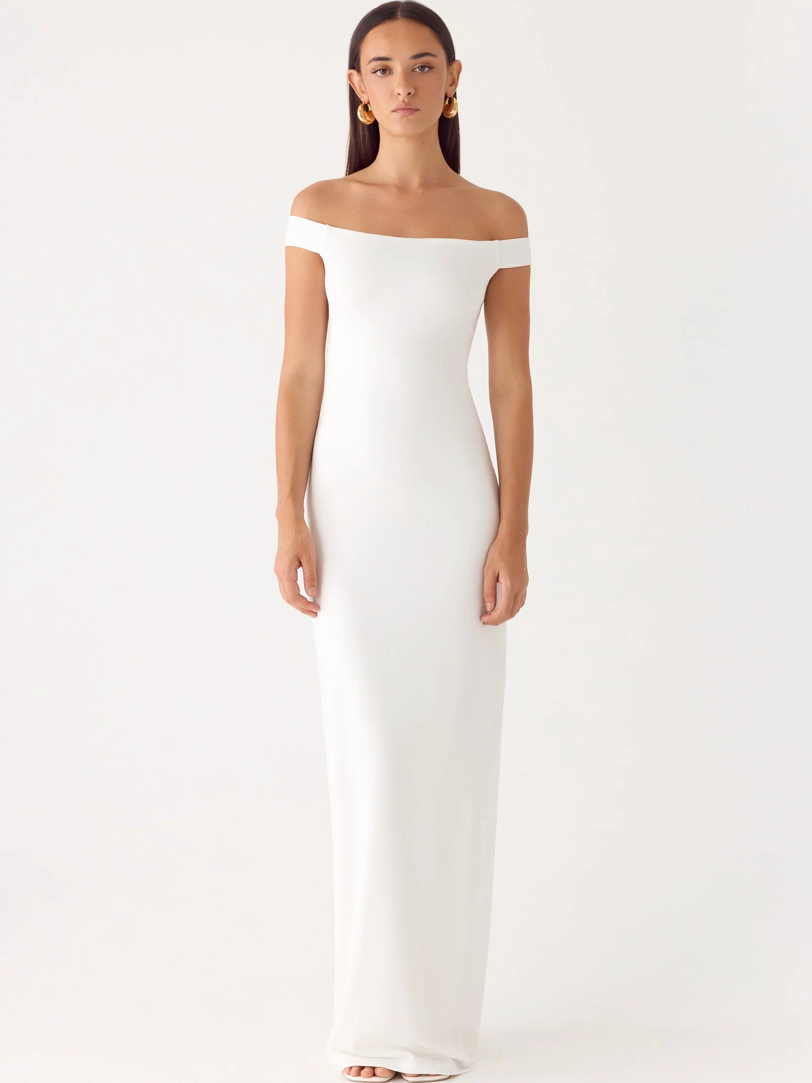 New Intentions Maxi Dress - White