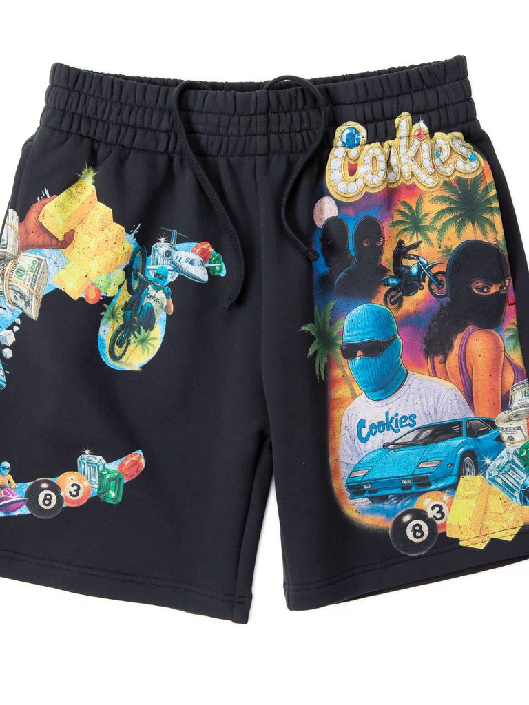 New Money Big C Fleece Shorts