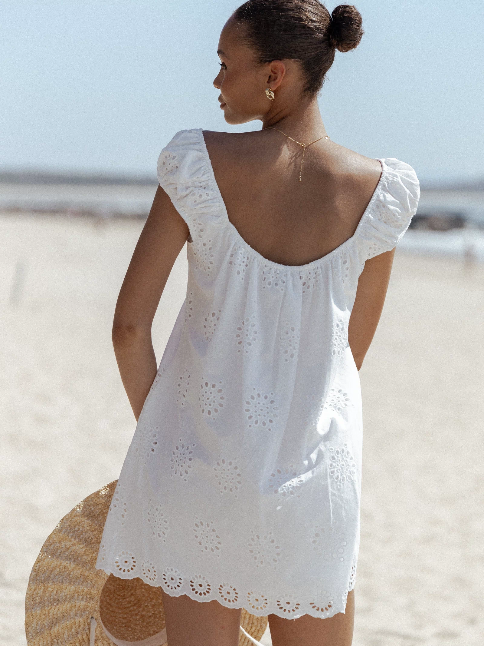 Pammy Mini Dress - White