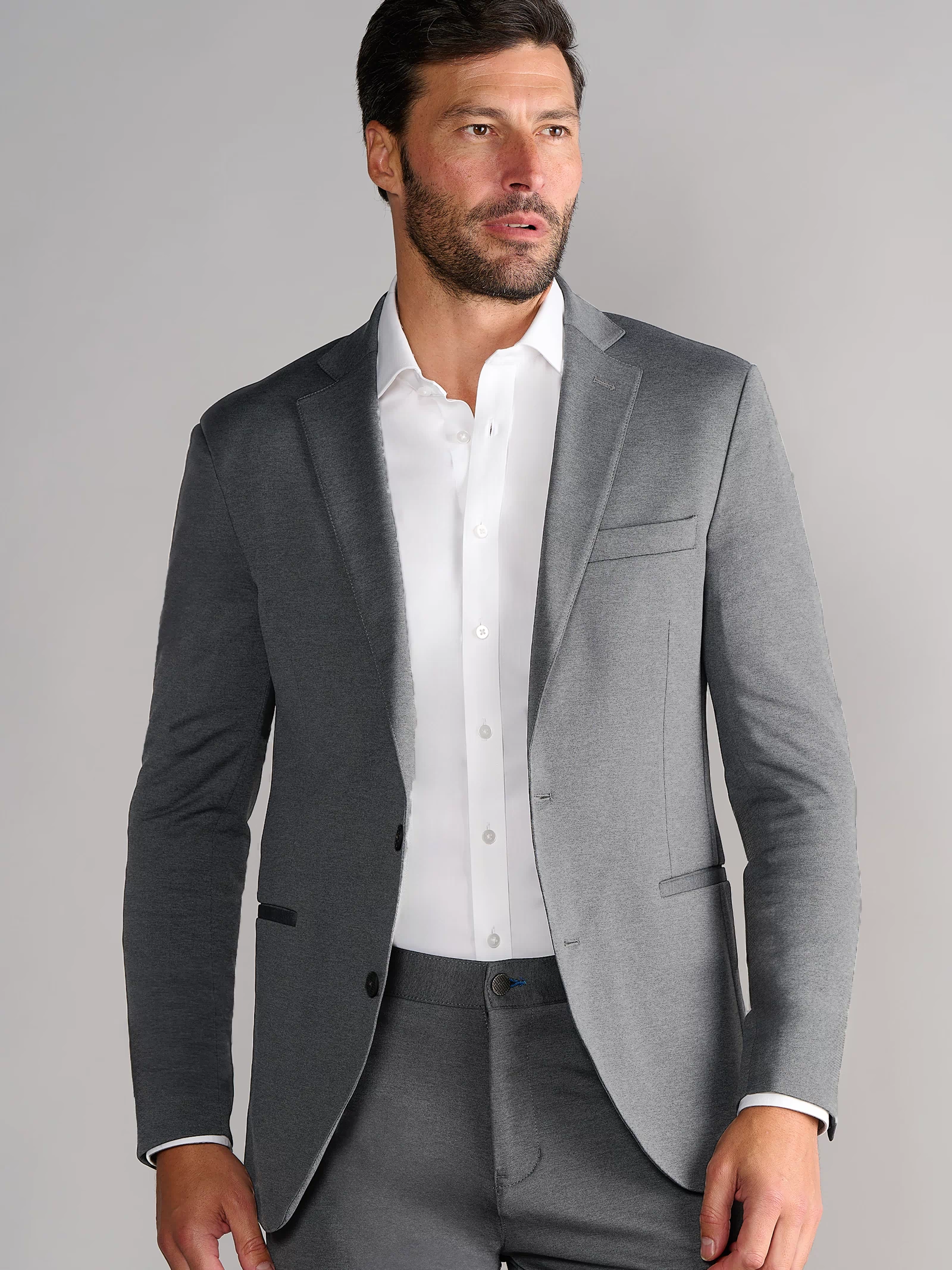 Performance Blazer // Heather Light Grey