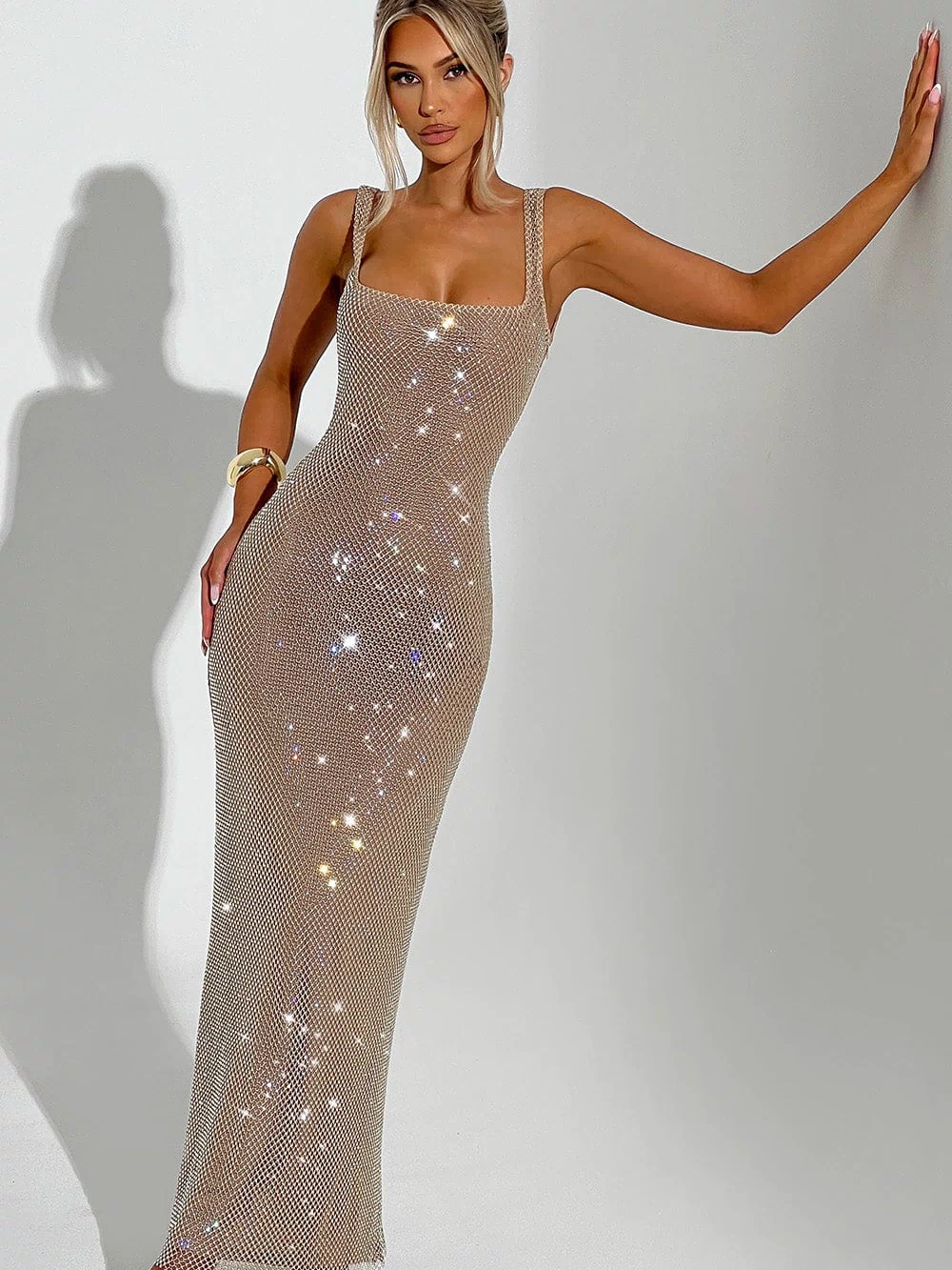 Petra Maxi Dress - Gold Dress Babyboo Fashion Premium Exclusive Design