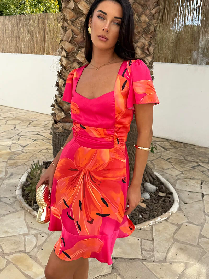 1765374011_Pink-And-Orange-Floral-Print-Frill-Hem-Mini-Dress-3.jpg