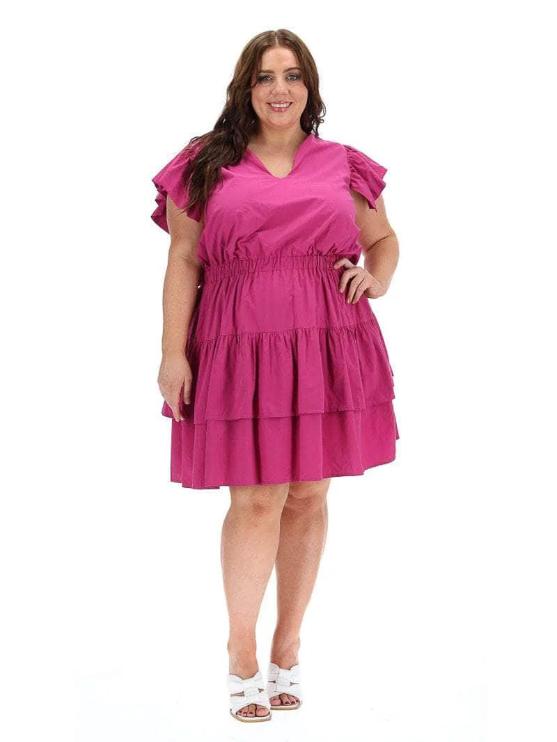 Adalaide V Neck Mini Dress