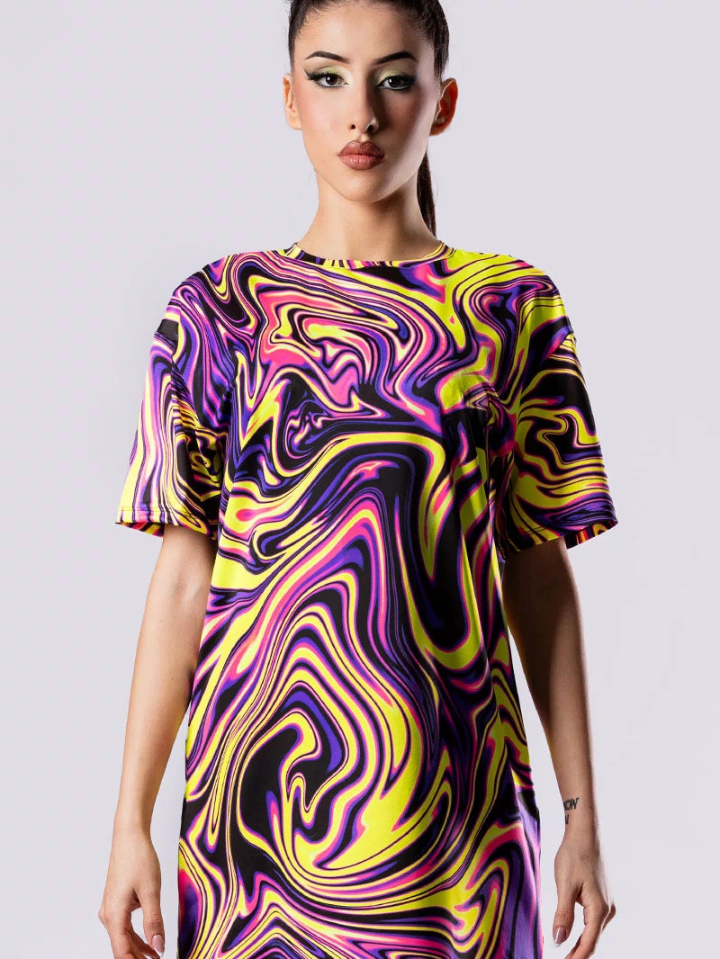 Psychaotic Oversized Tee Shirt Dress