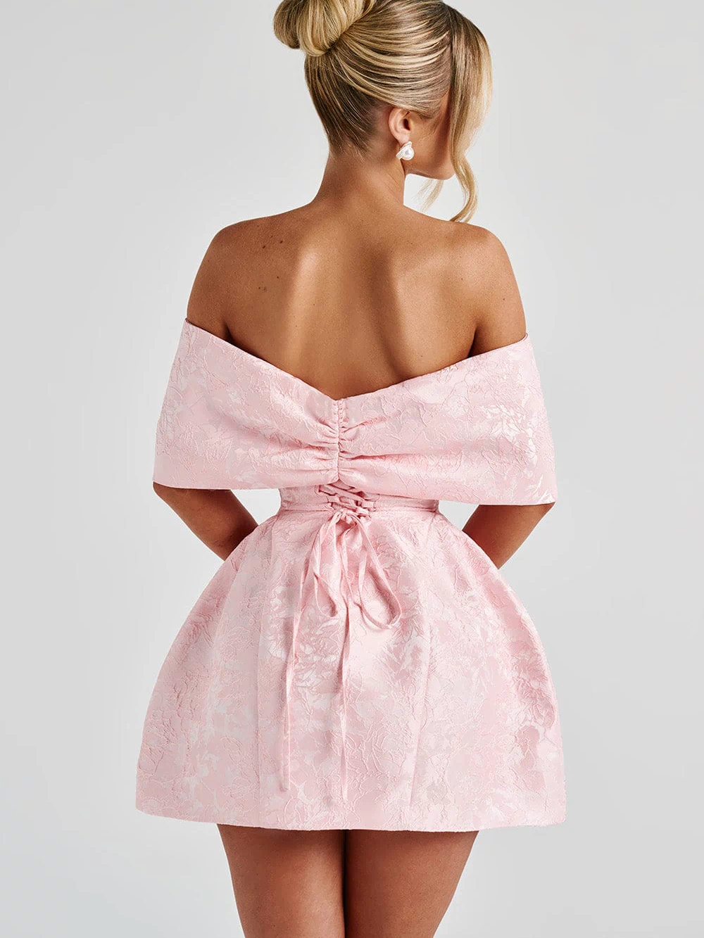 Raquel Mini Dress - Blush Dress Babyboo Fashion Premium Exclusive Design