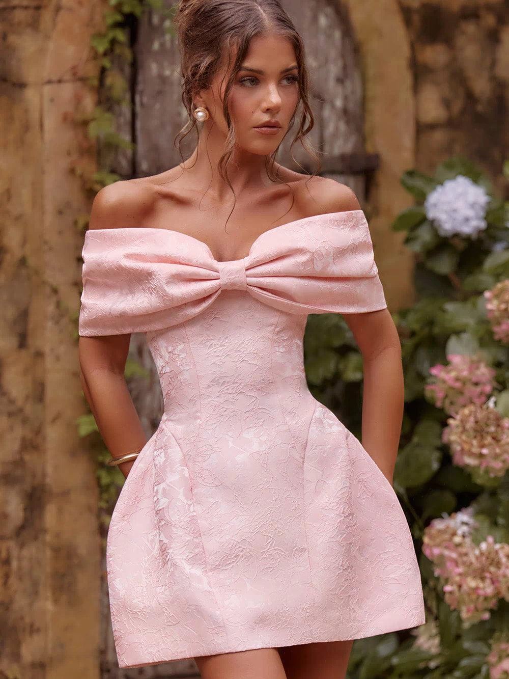 Raquel Mini Dress - Blush Dress Babyboo Fashion Premium Exclusive Design