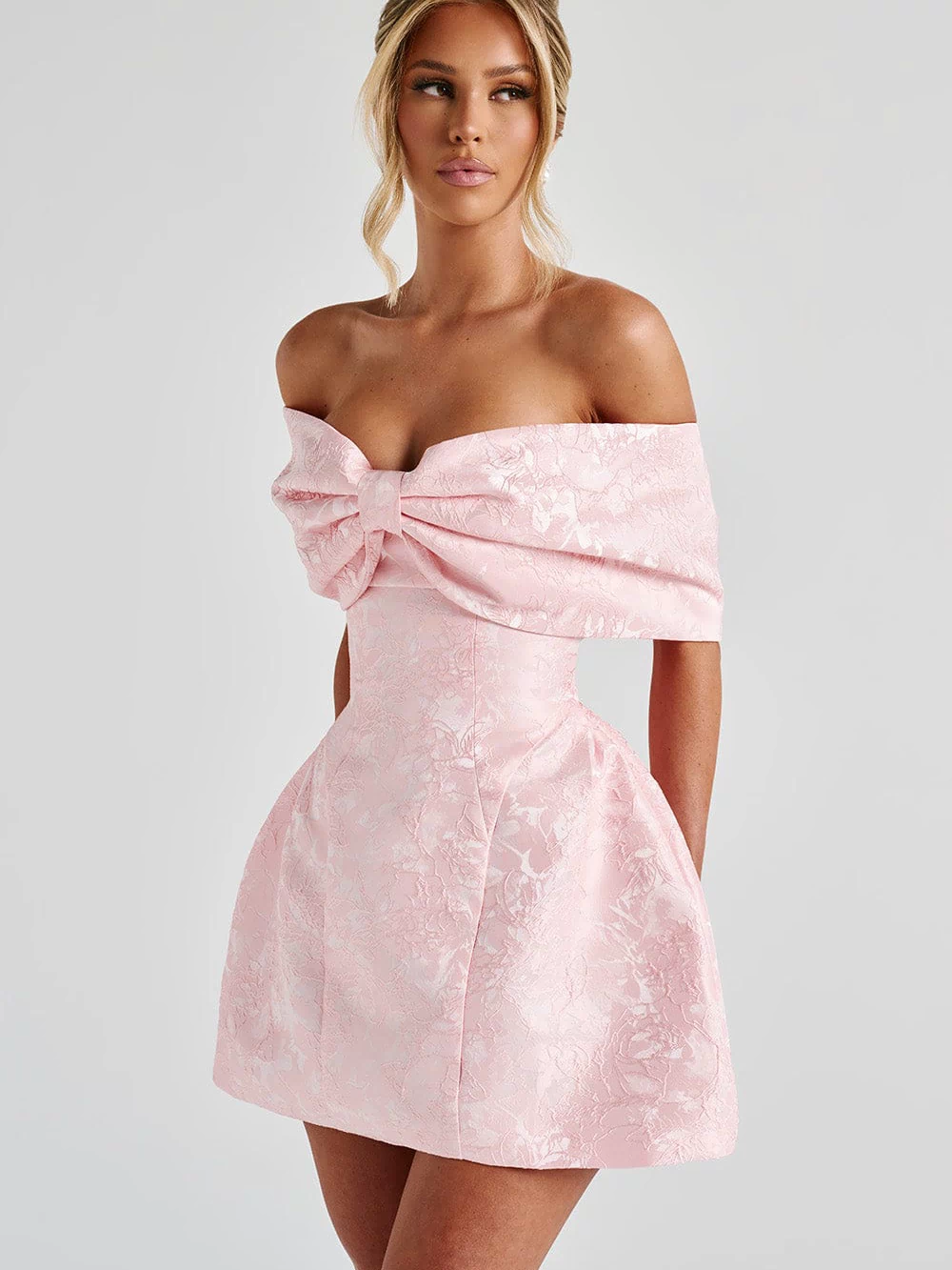 Raquel Mini Dress - Blush Dress Babyboo Fashion Premium Exclusive Design