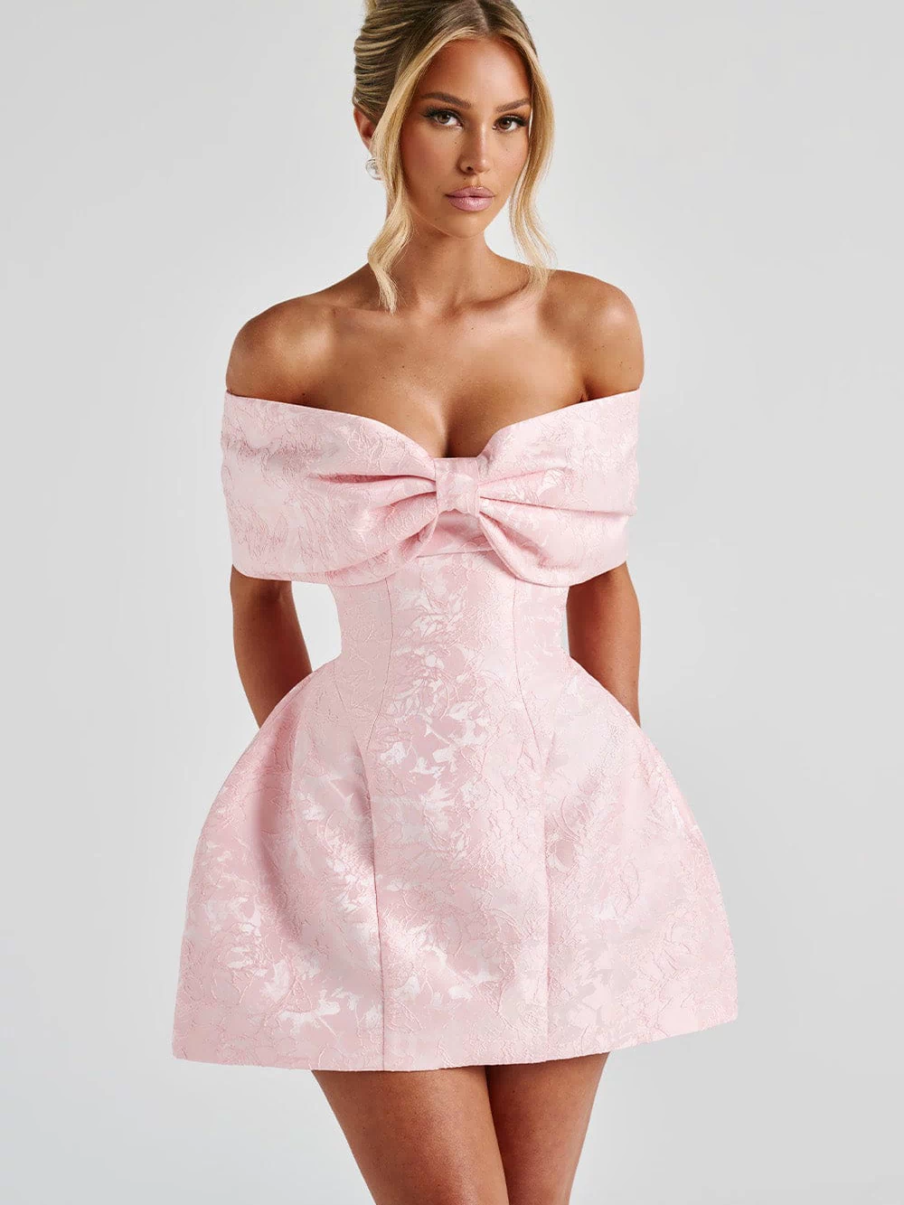 Raquel Mini Dress - Blush Dress Babyboo Fashion Premium Exclusive Design