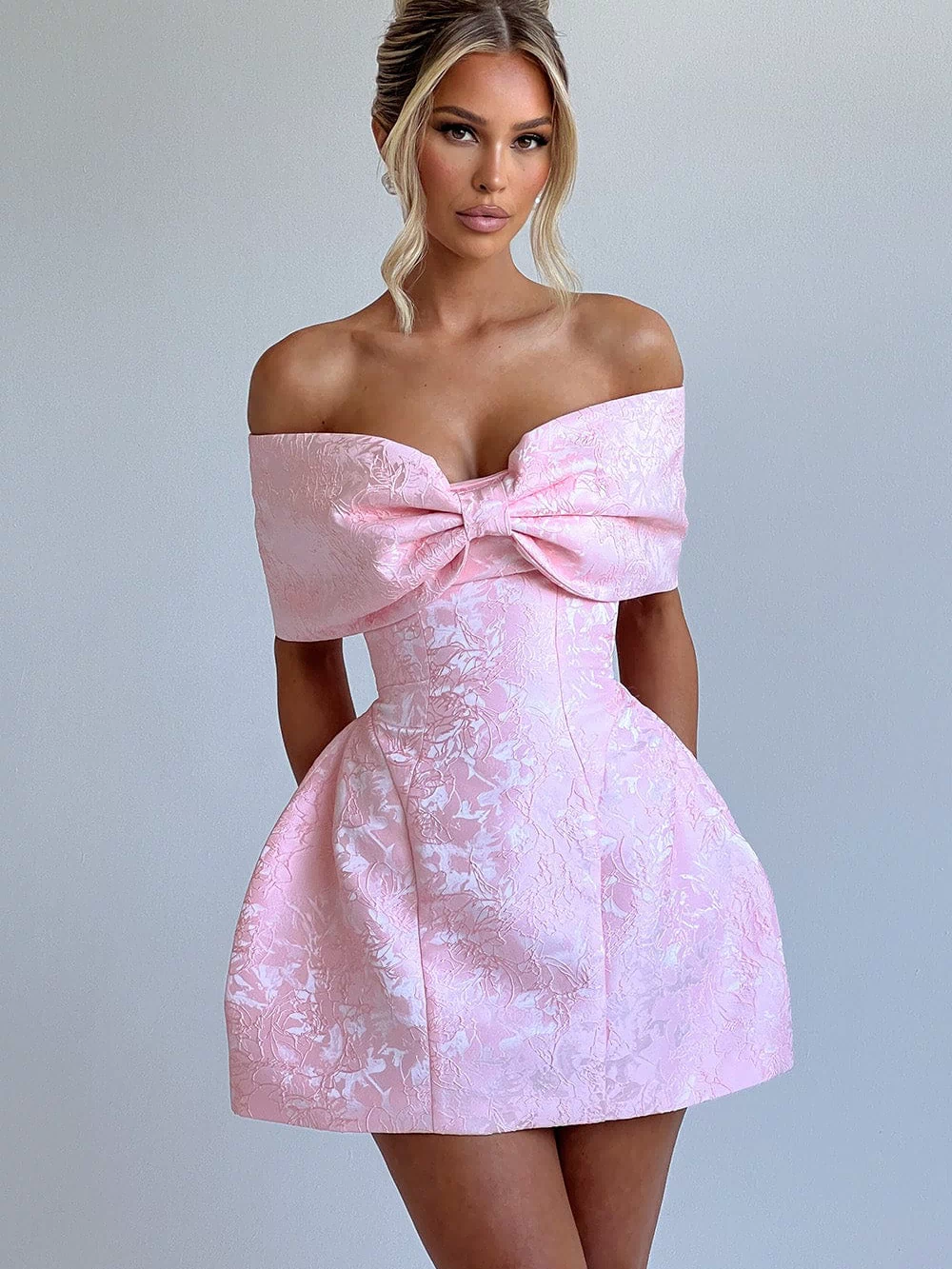 Raquel Mini Dress - Blush Dress Babyboo Fashion Premium Exclusive Design