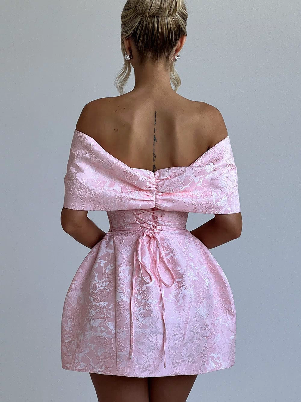 Raquel Mini Dress - Blush Dress Babyboo Fashion Premium Exclusive Design