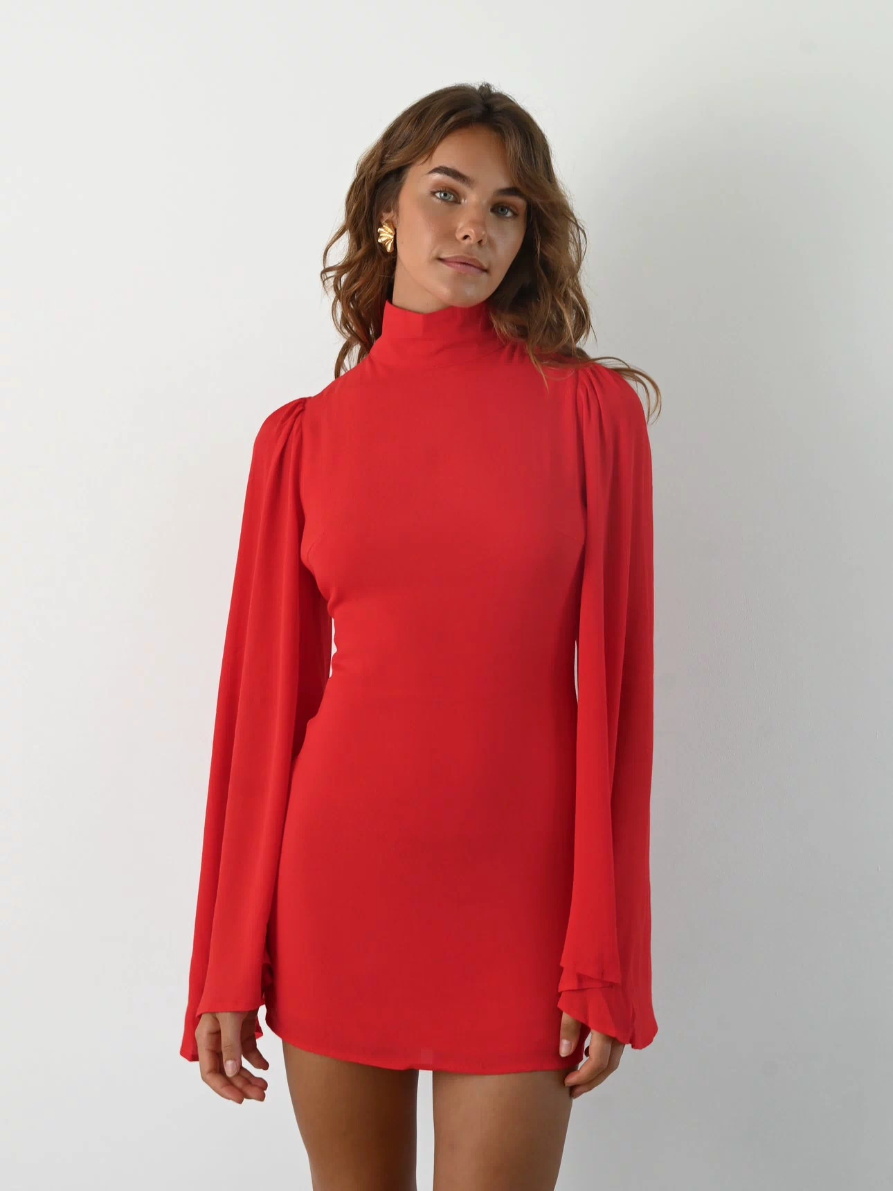 Yellow the Label Raya Dress Red - Lifestyle Shot