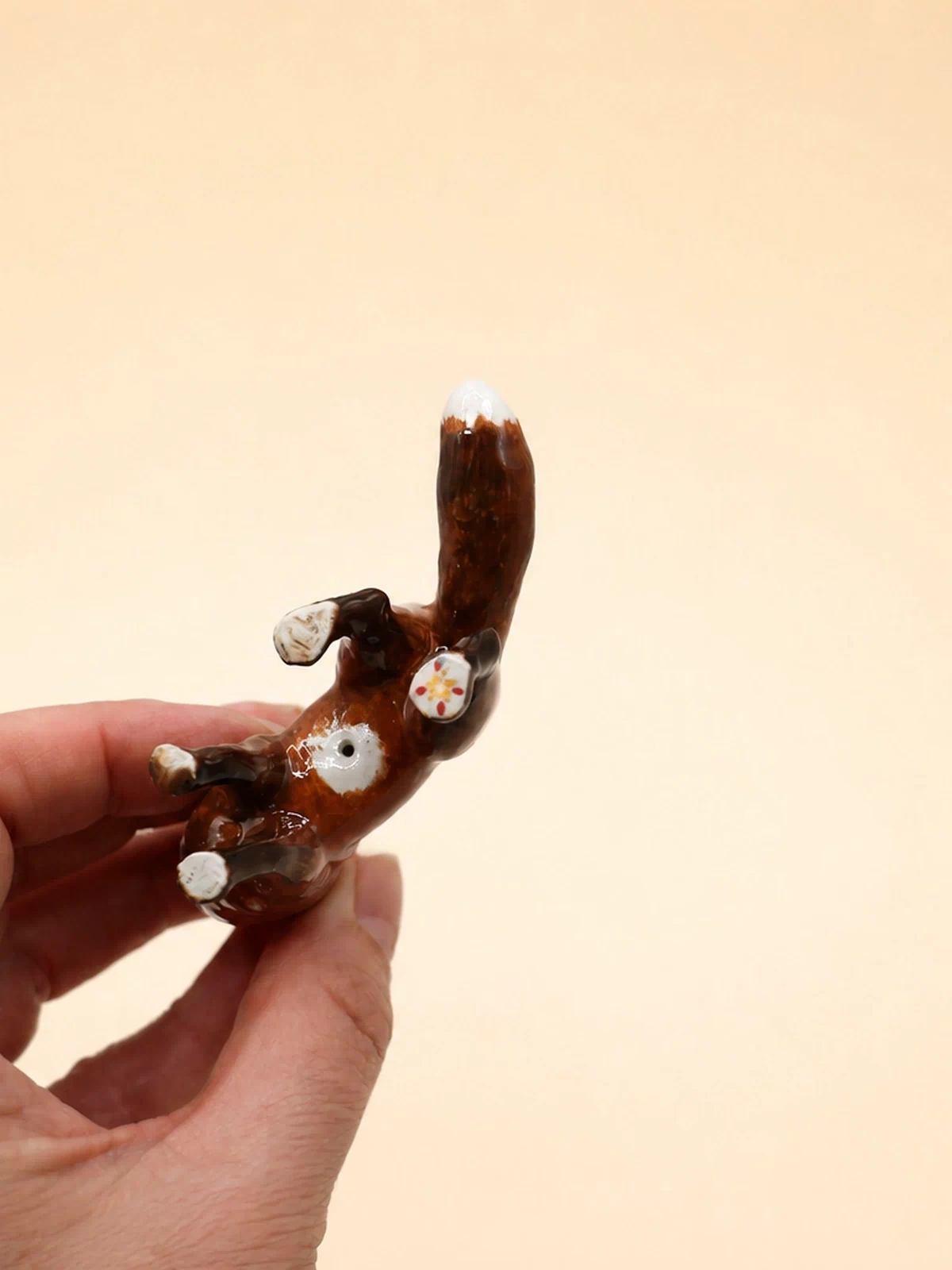Red Fox Cake Topper | Camp Hollow Porcelain Party Animal | Ceramic Candle Holder | Party Animal Birthday Decor