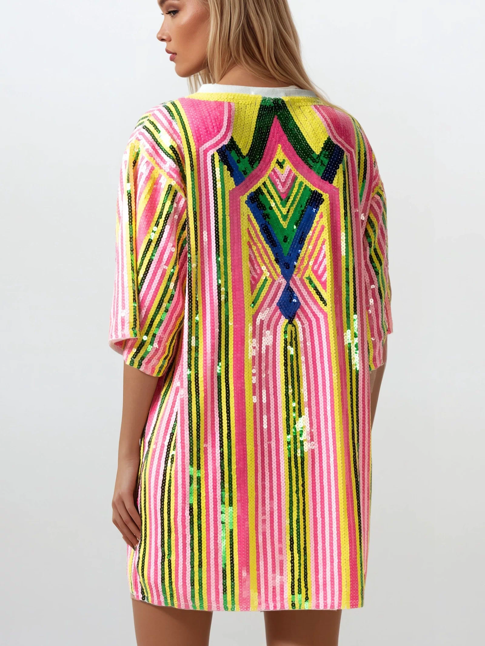 Retro Sequin Tee Dresses Kate Hewko 