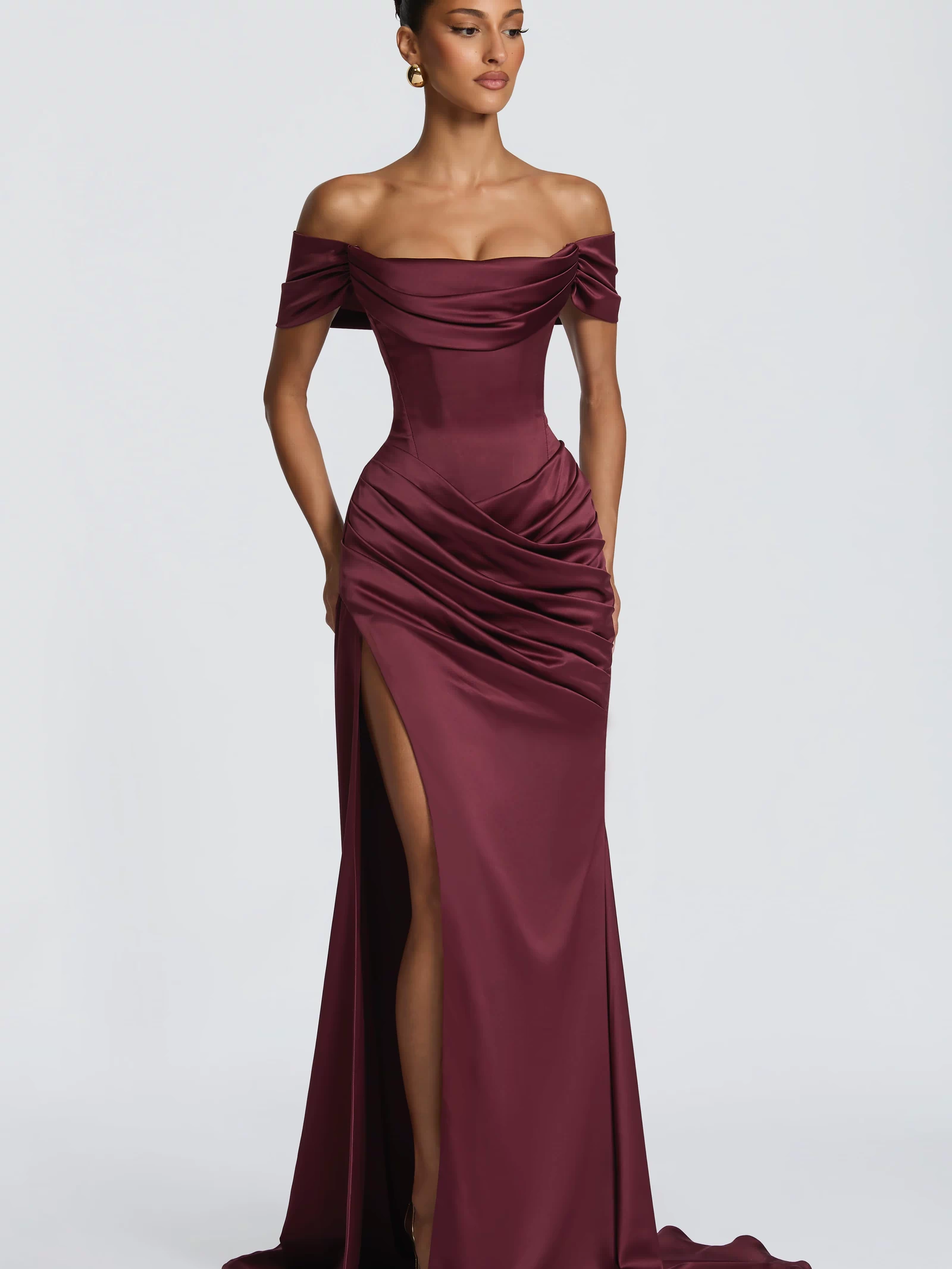 Riona Gown - Cherry Lacquer
