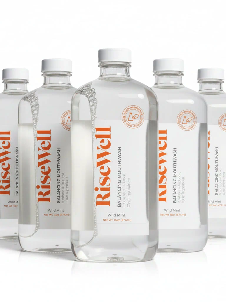 5 Packs of RiseWell Ph Balancing Mouthwash 