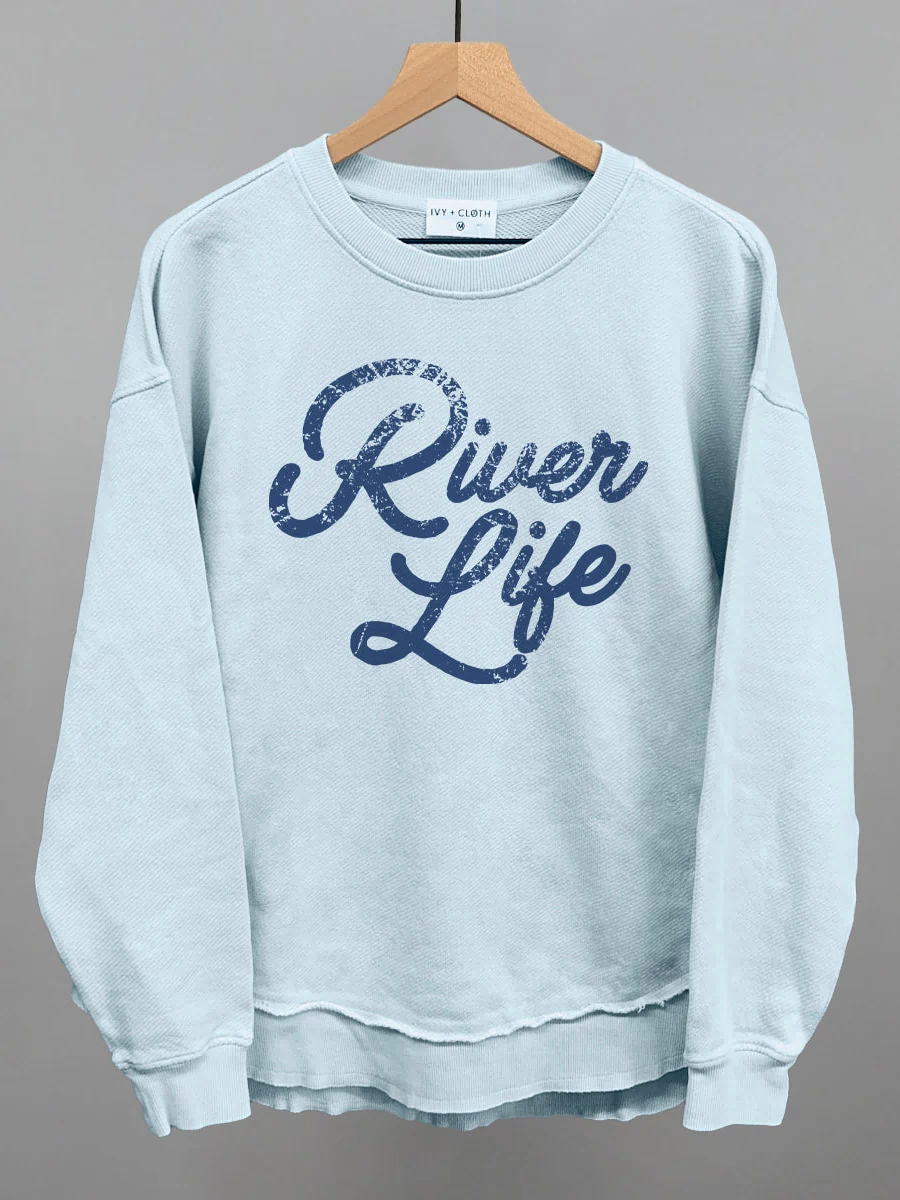 River Life (Distressed Script)