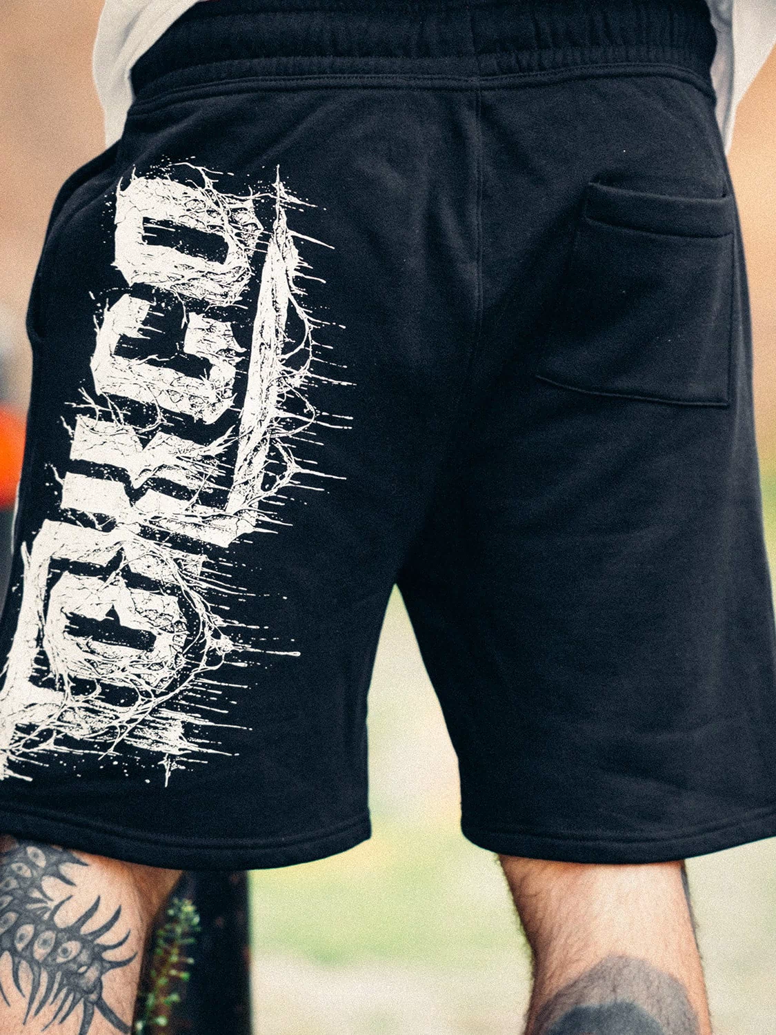 Rotten Logo Sweat Shorts - Toxico Clothing