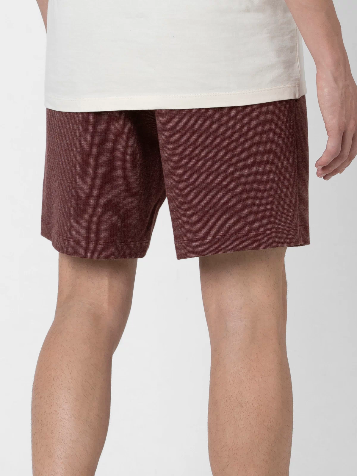 RR Short 7" Maroon back on model