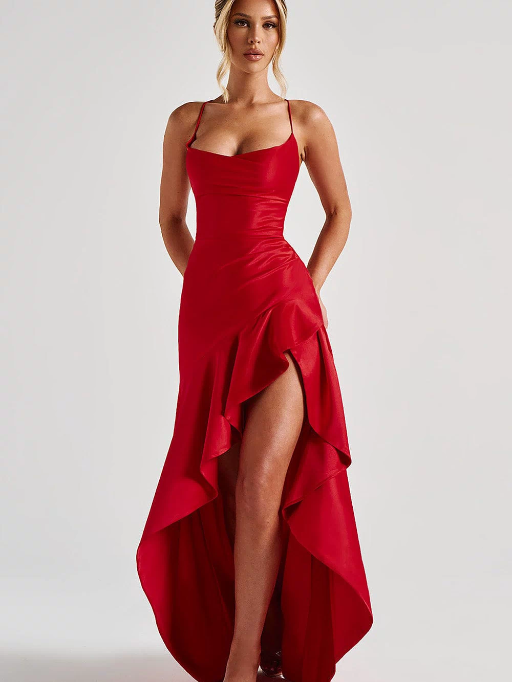 Samira Maxi Dress - Red Dress Babyboo Fashion Premium Exclusive Design