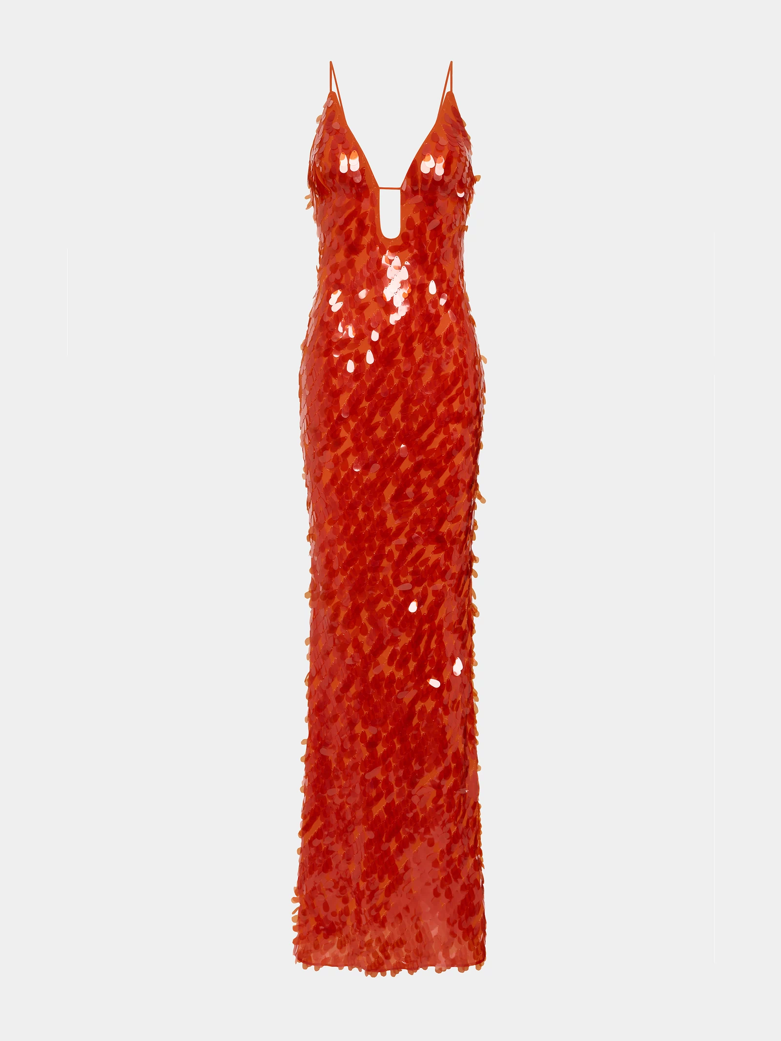 THE SAPPHIRE SEQUIN DRESS — red