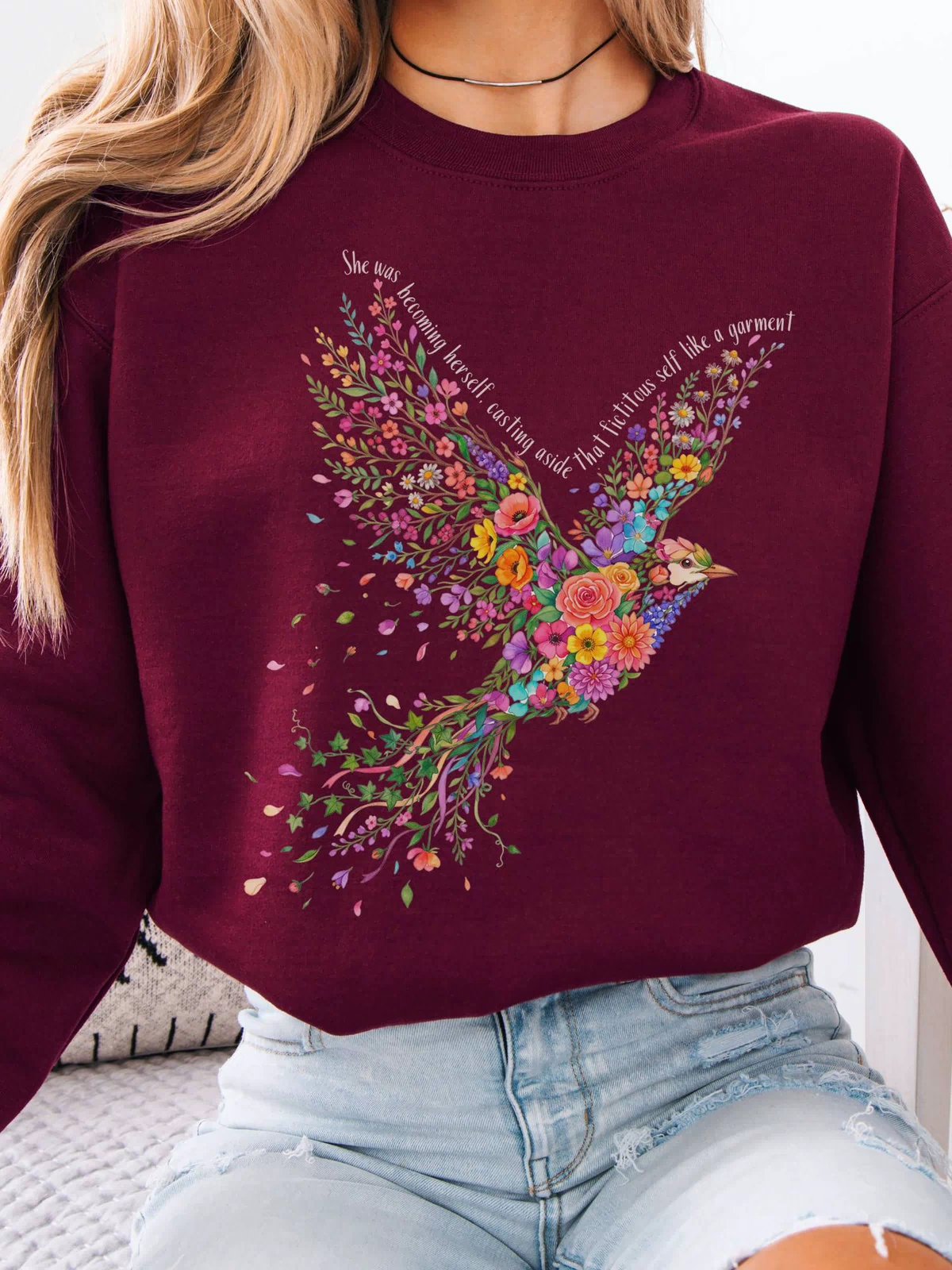 She Was Becoming Herself Kate Chopin Sweatshirt