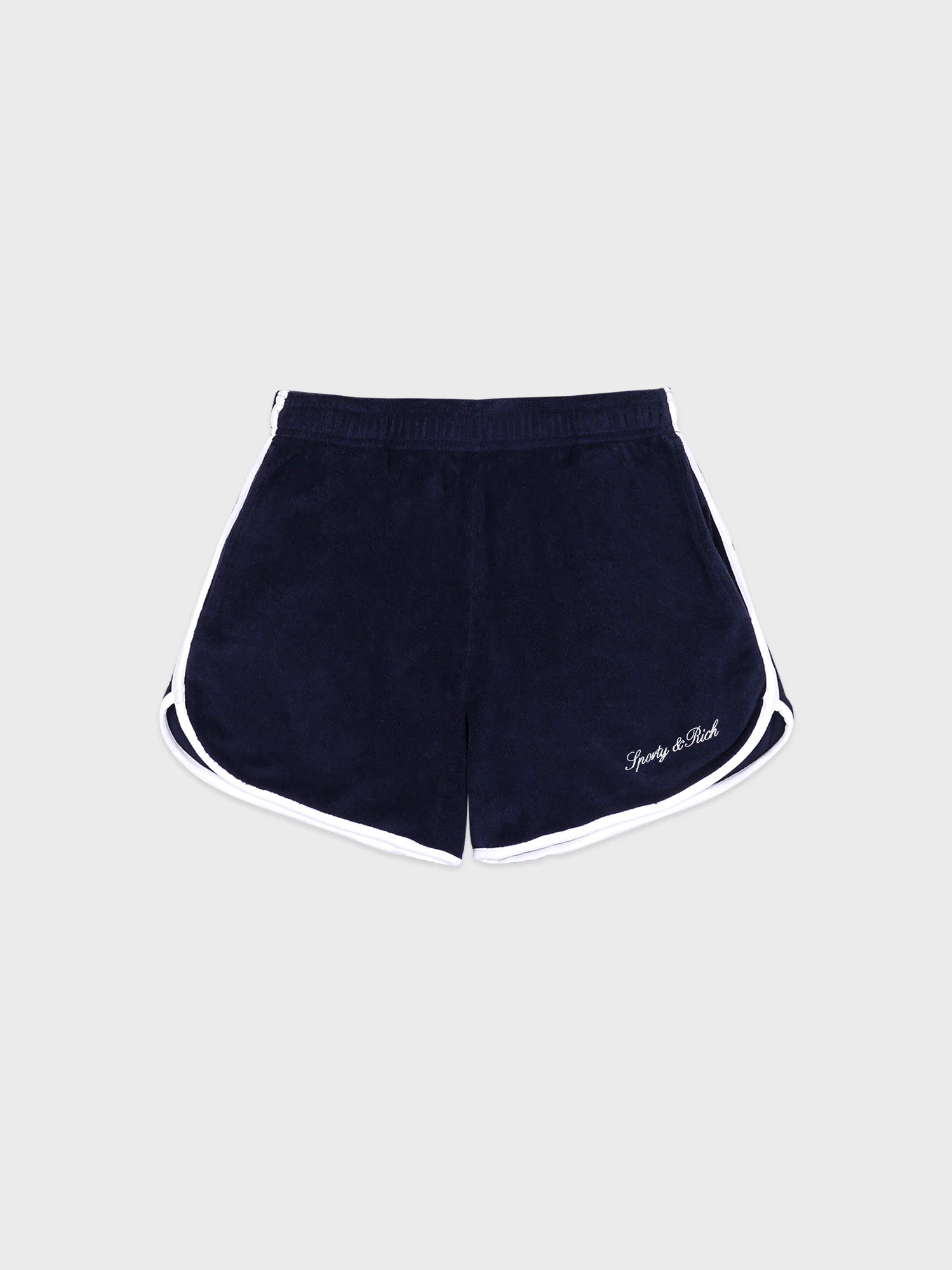 Signature Logo Terry Short - Navy/White