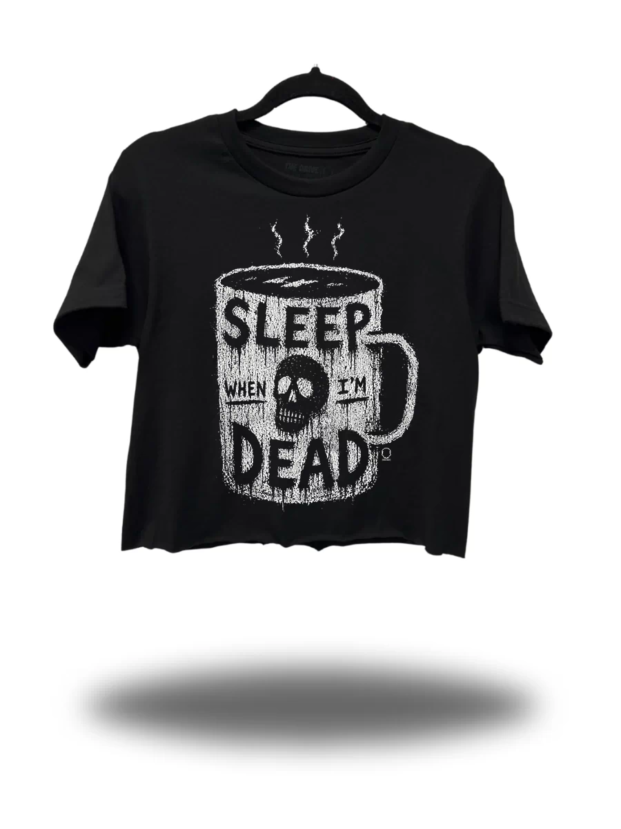 SLEEP DEAD CROP TOP