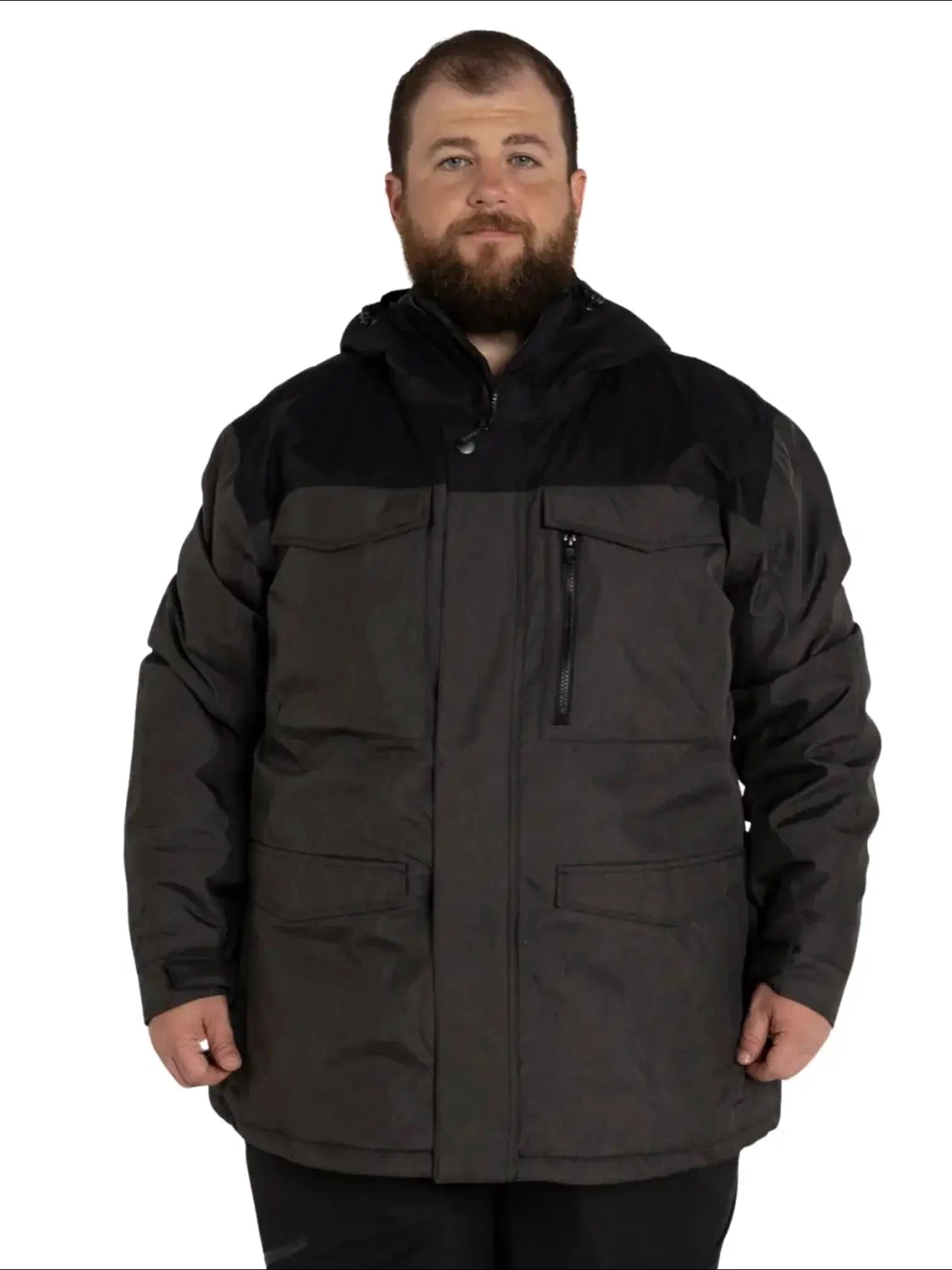 Snow Country Outerwear Men’s Big Sizes 2Xl-5XL Winter Insulated Winter Parka Coat Traverse