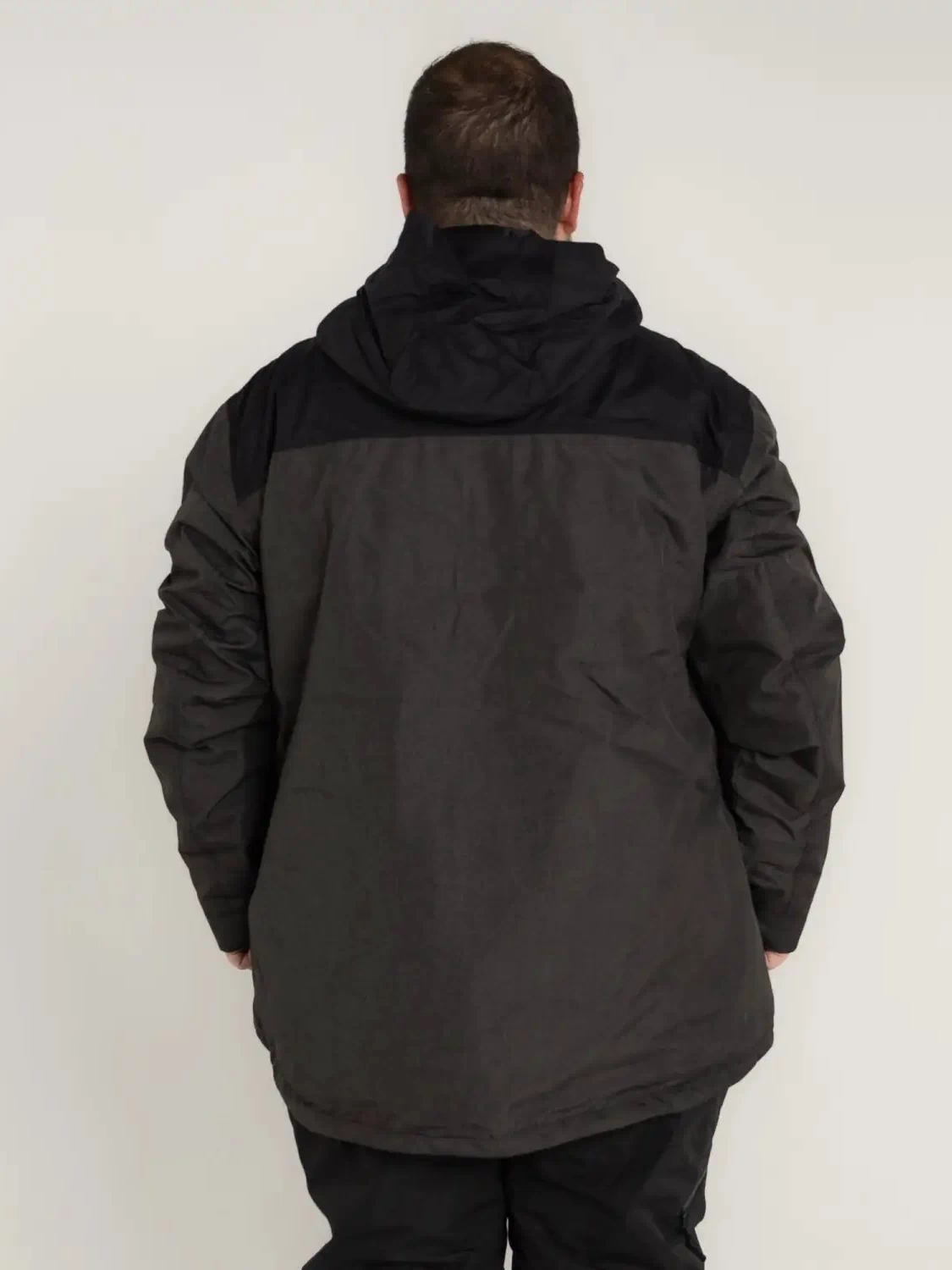 Dark hooded winter jacket from Snow Country Outerwear Men’s Big Sizes Winter Insulated Parka