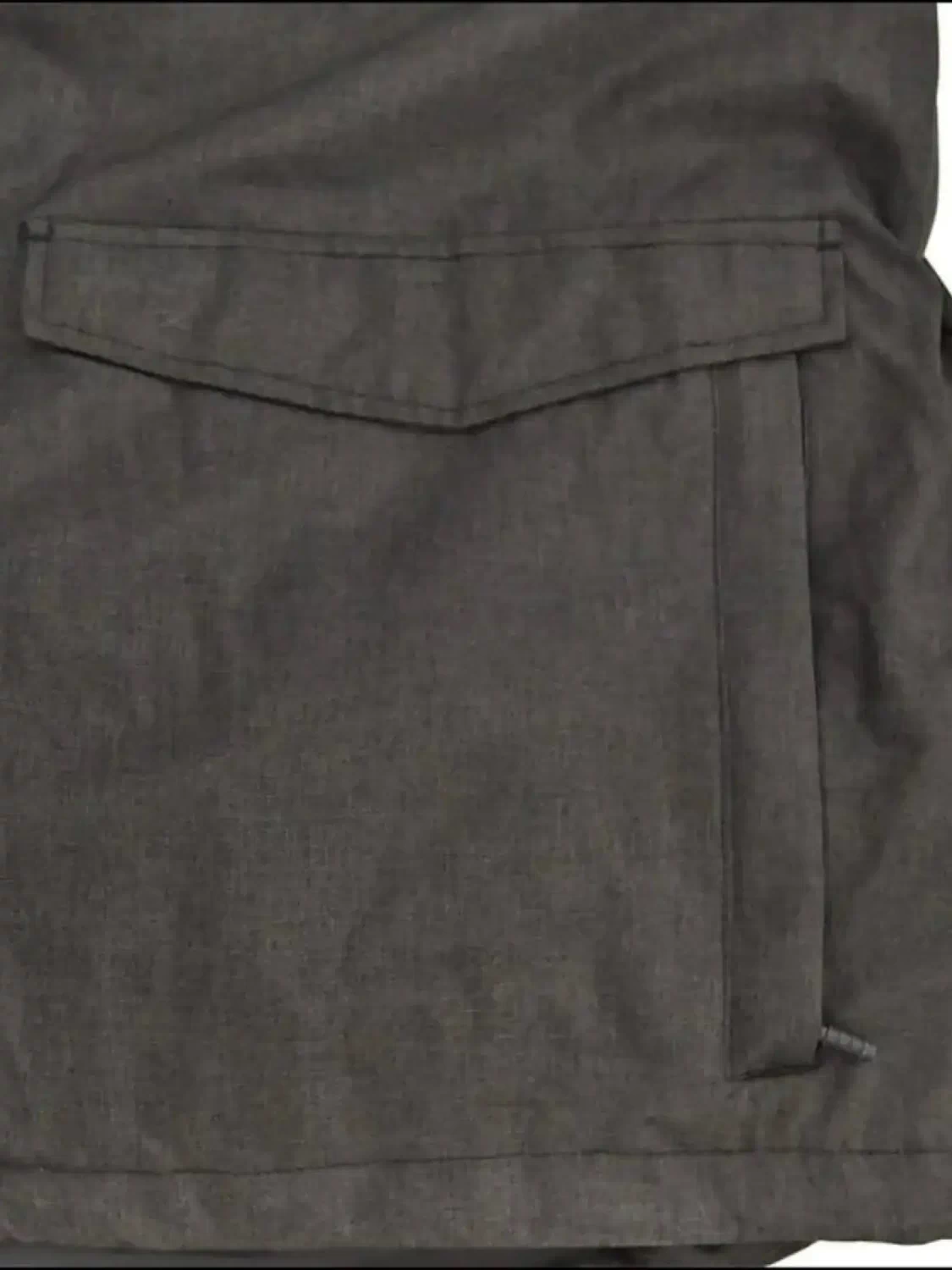 Dark fabric jacket pocket on Snow Country Outerwear Men’s Big Sizes winter parka