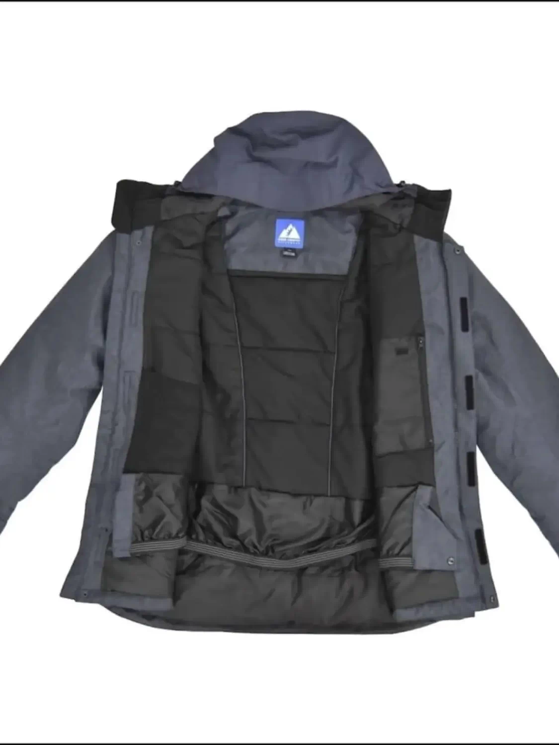 Open gray winter coat from Snow Country Outerwear Men’s Big Sizes 2XL-7XL Winter Parka