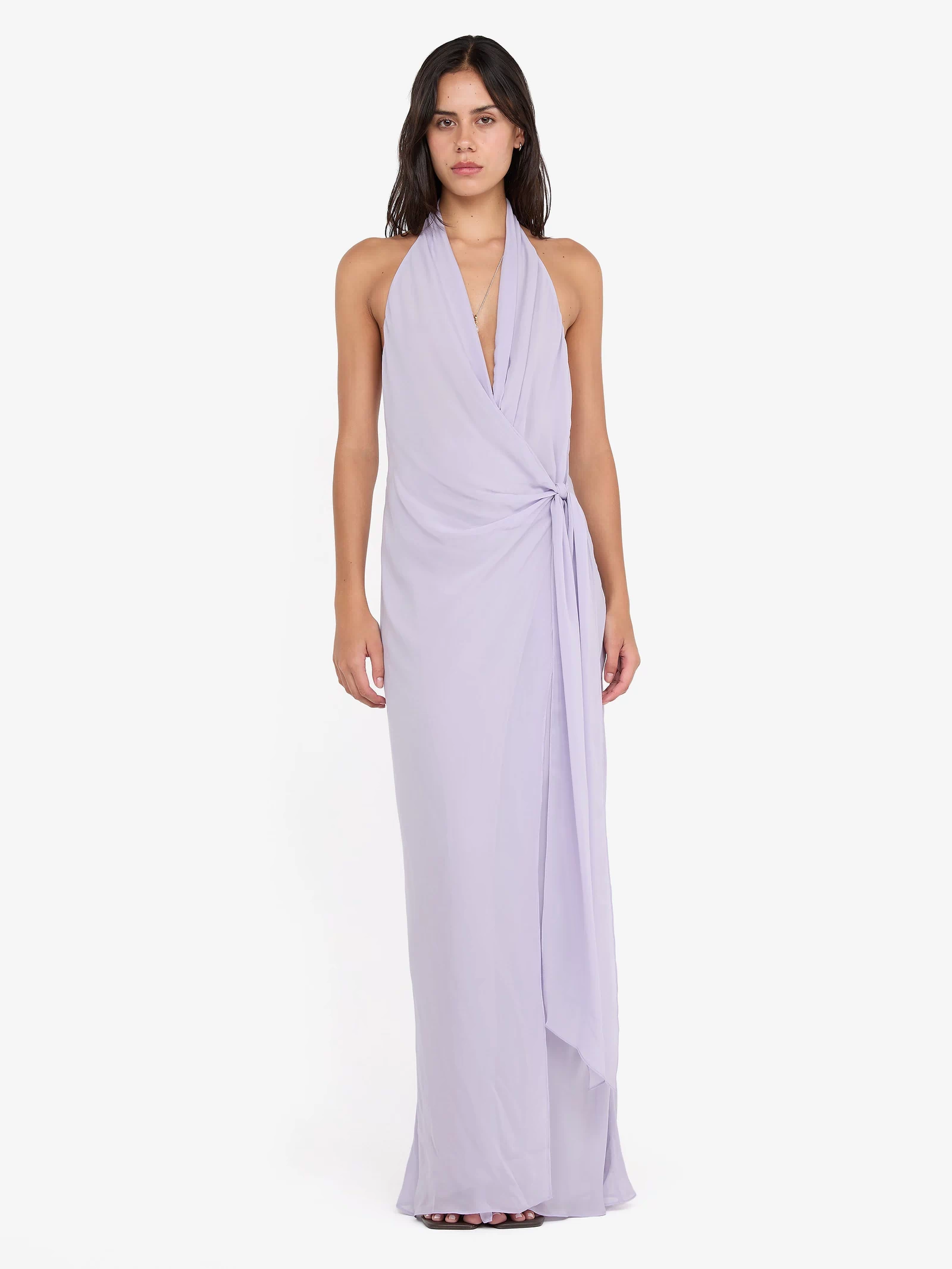 SONEVA WRAP DRESS - WISTERIA