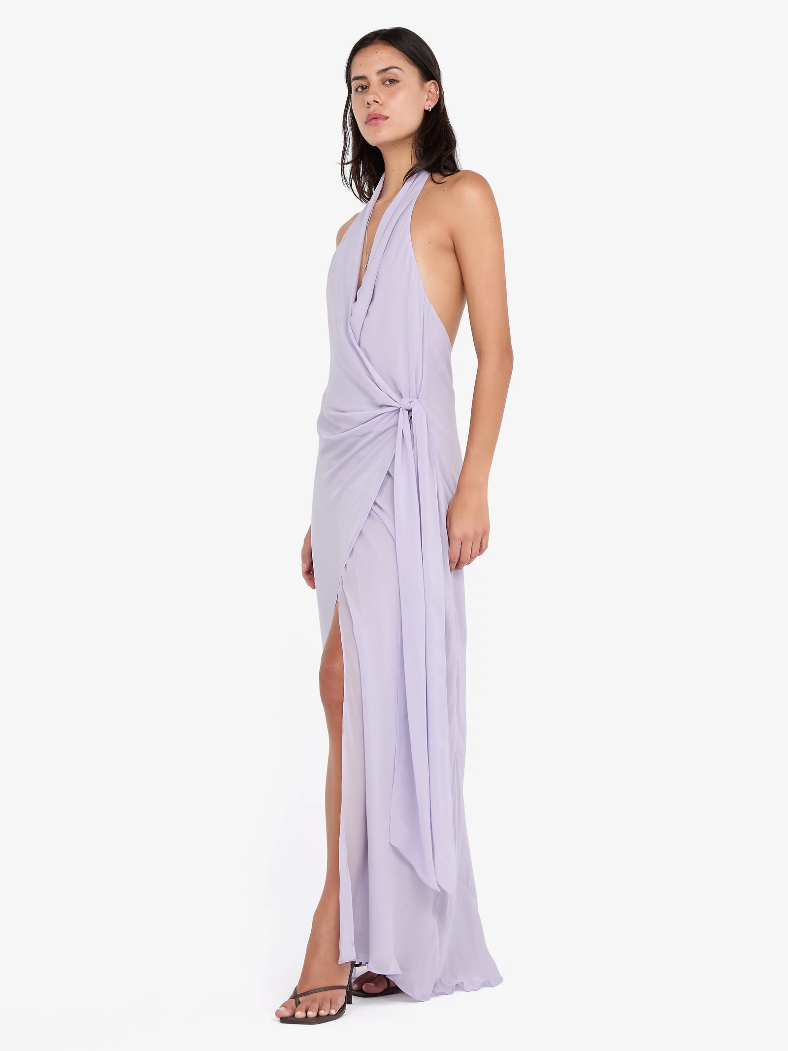 SONEVA WRAP DRESS - WISTERIA