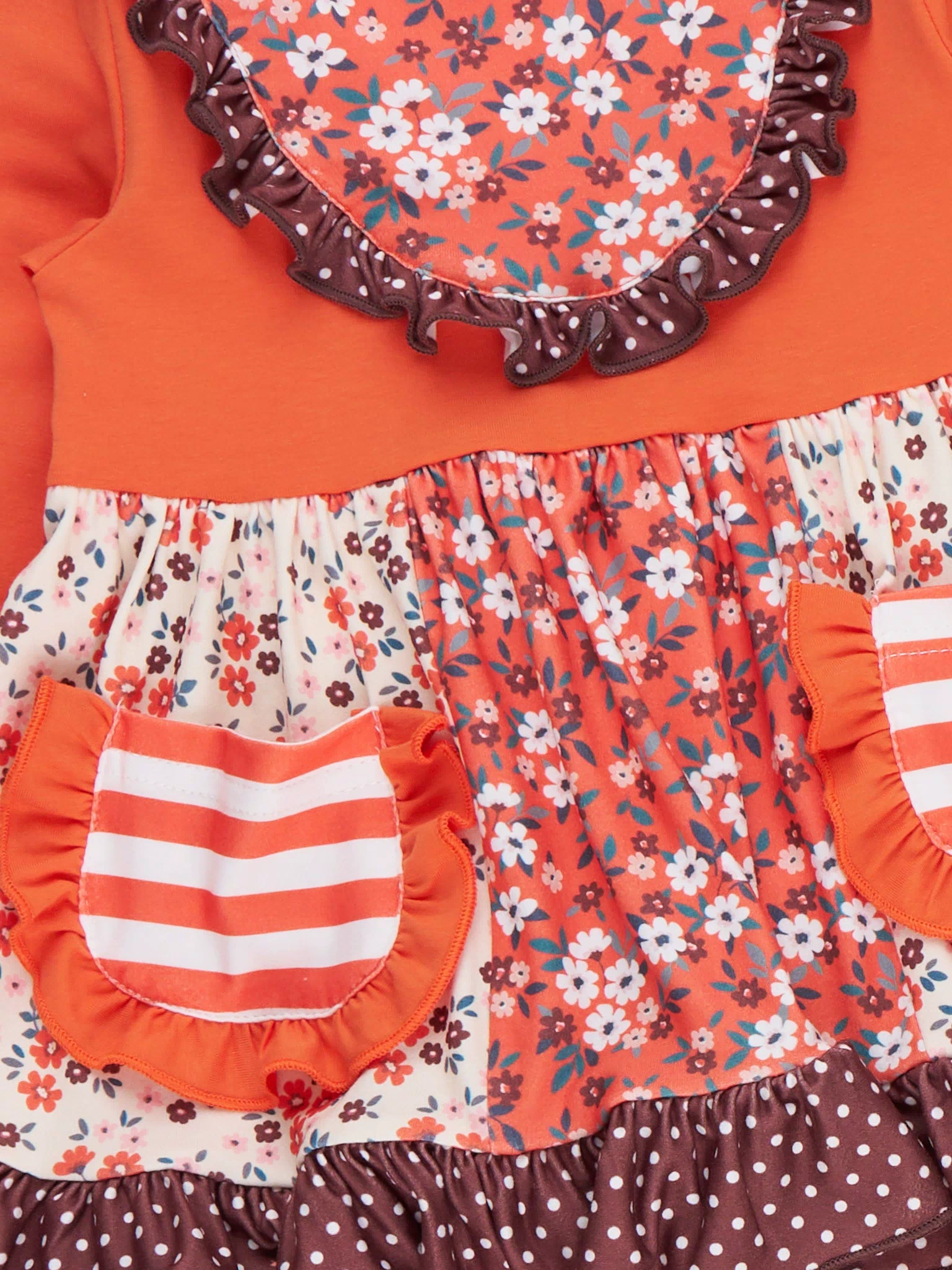 Stripe Garden Pocket Flara Bells Outfit - Marie Nicole Clothing