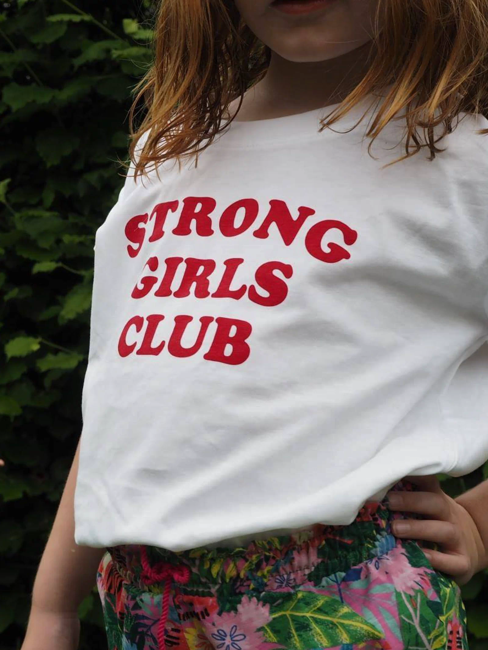 Strong Little Girls Club TShirt - White