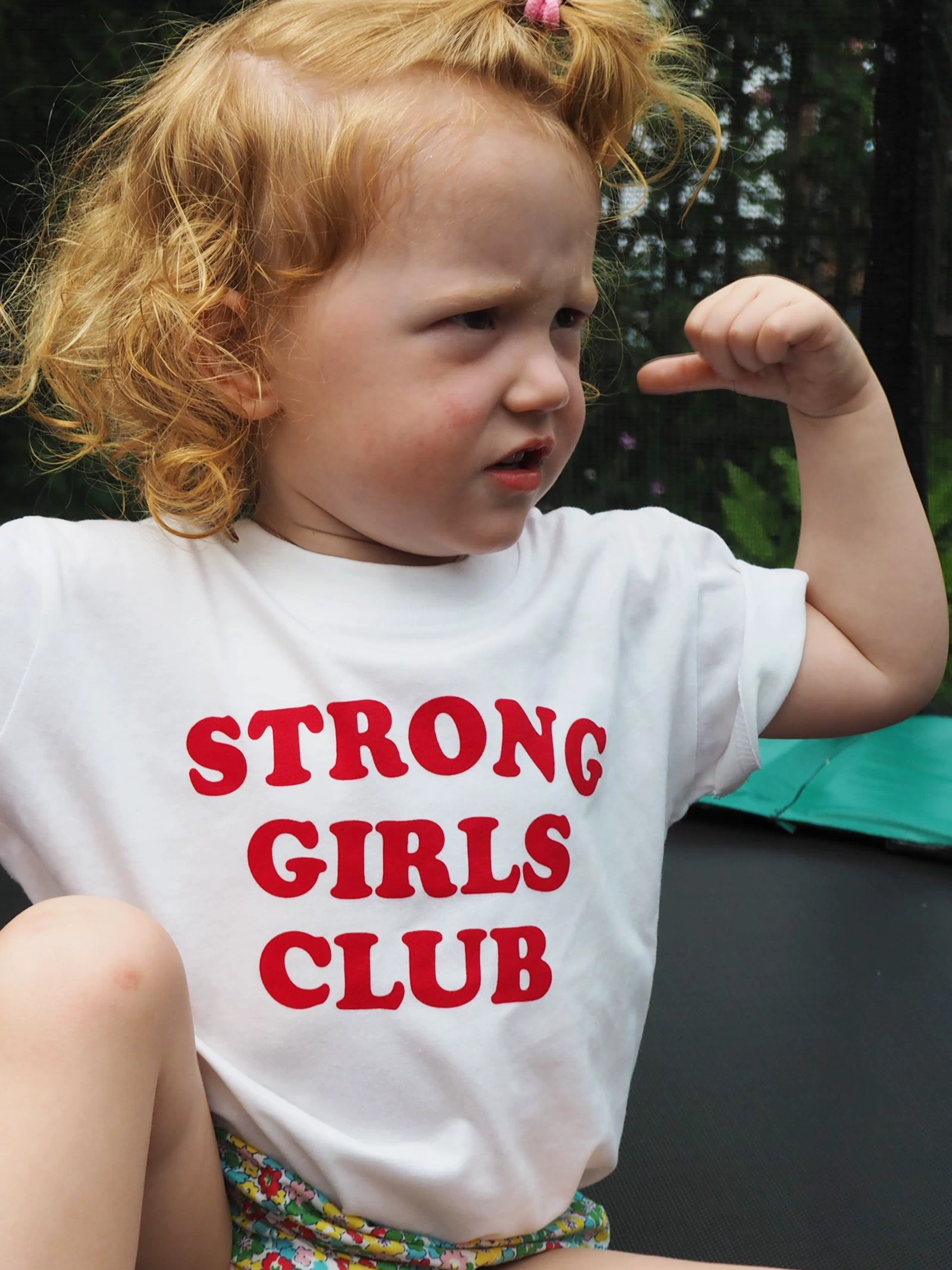 Strong Little Girls Club TShirt - White – T-Shirt from Mutha.Hood
